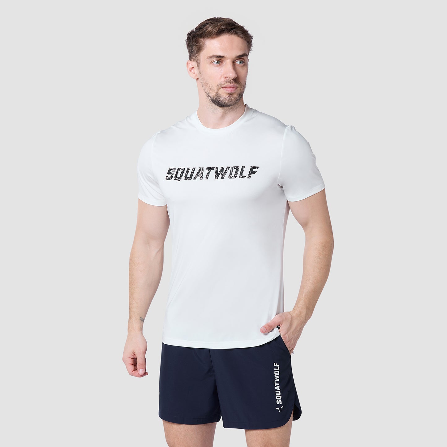 Core AeroTech Muscle T-shirt - Pearl White