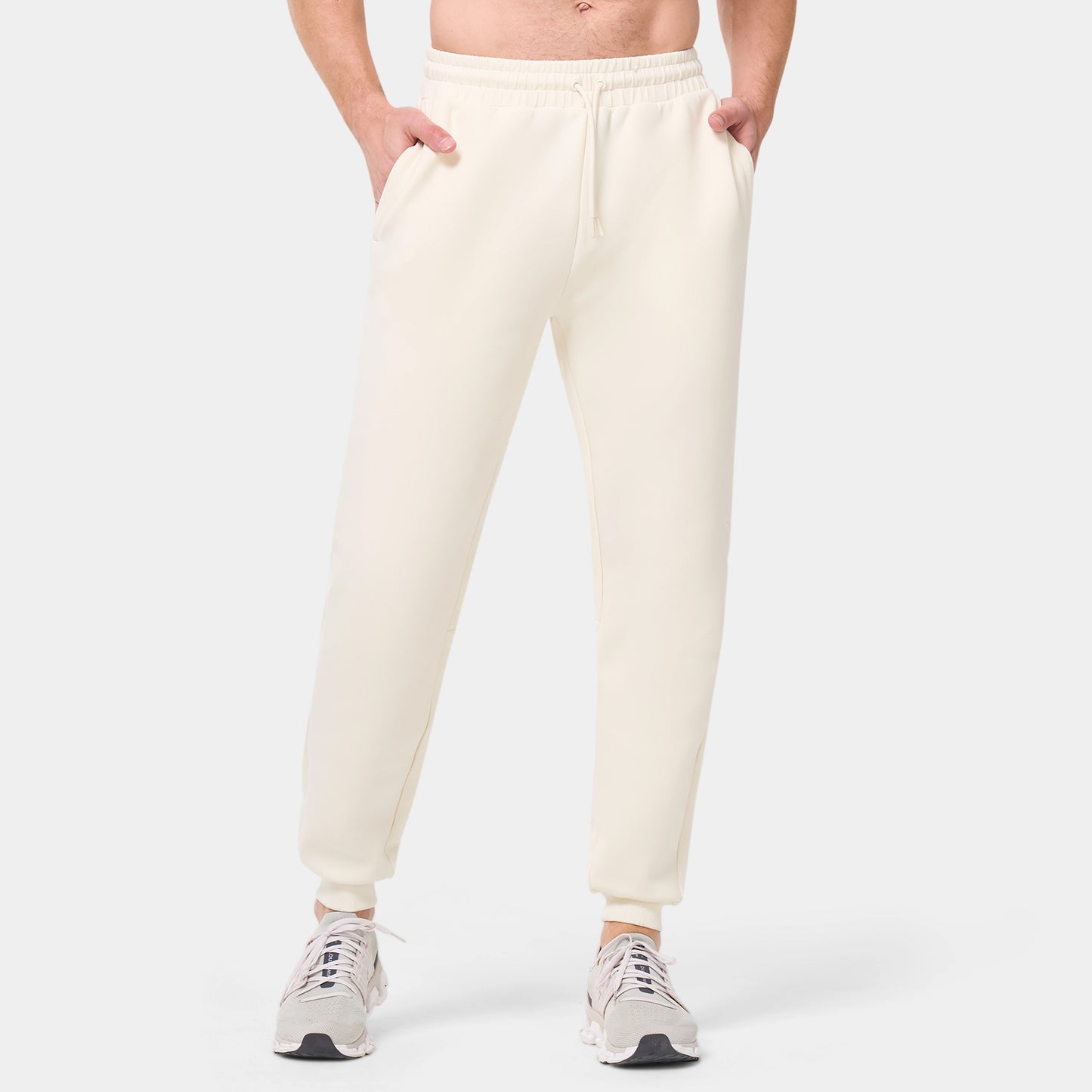 Level Up Joggers - Pearl White