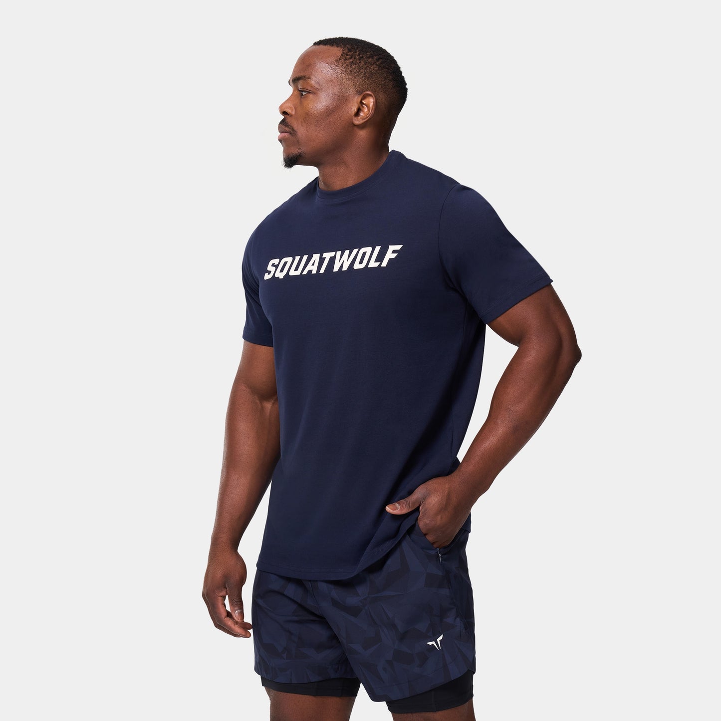 Wordmark Regular T-shirt - Navy