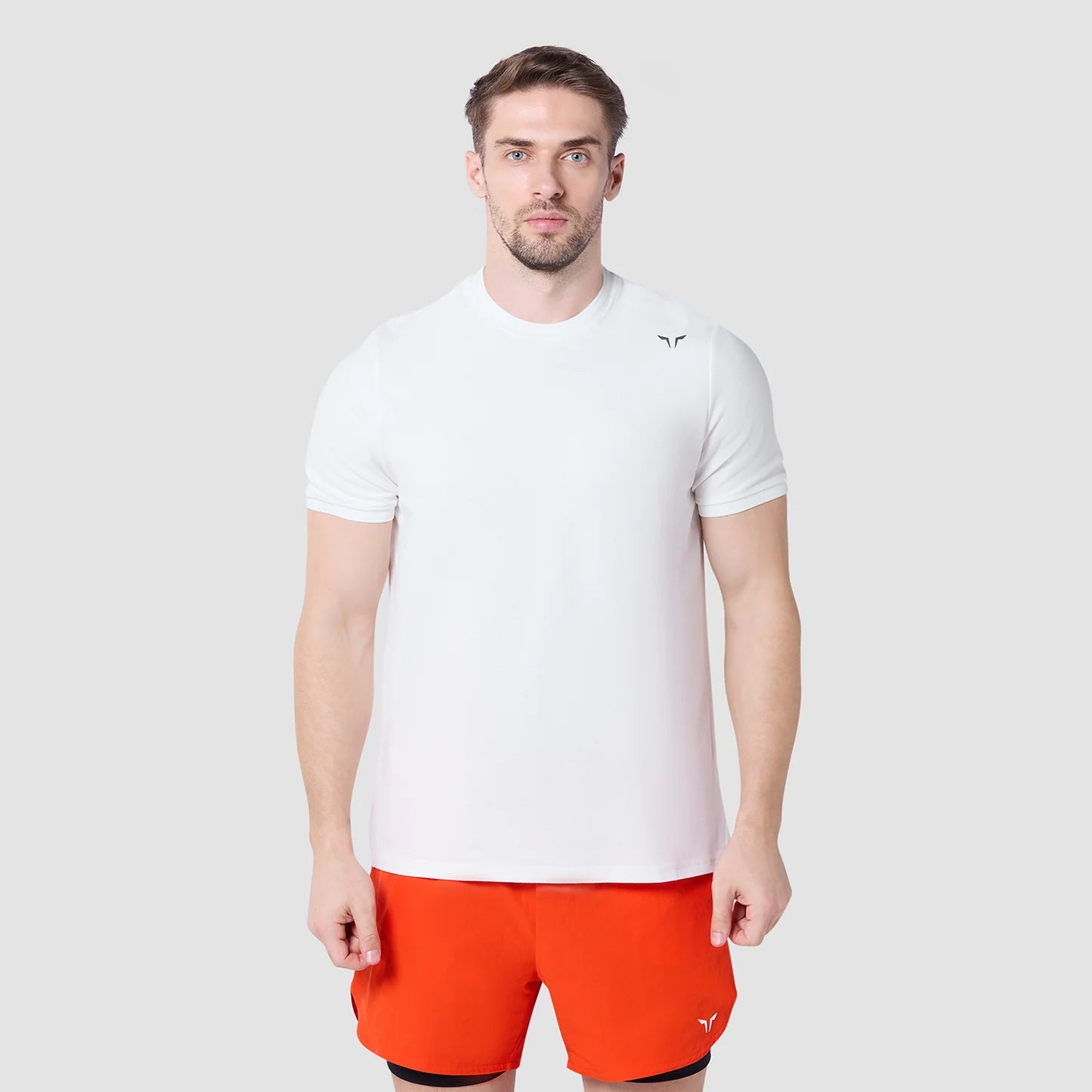Core Crew Cut Tee 2 Pack – Orange.Com & Pearl White |