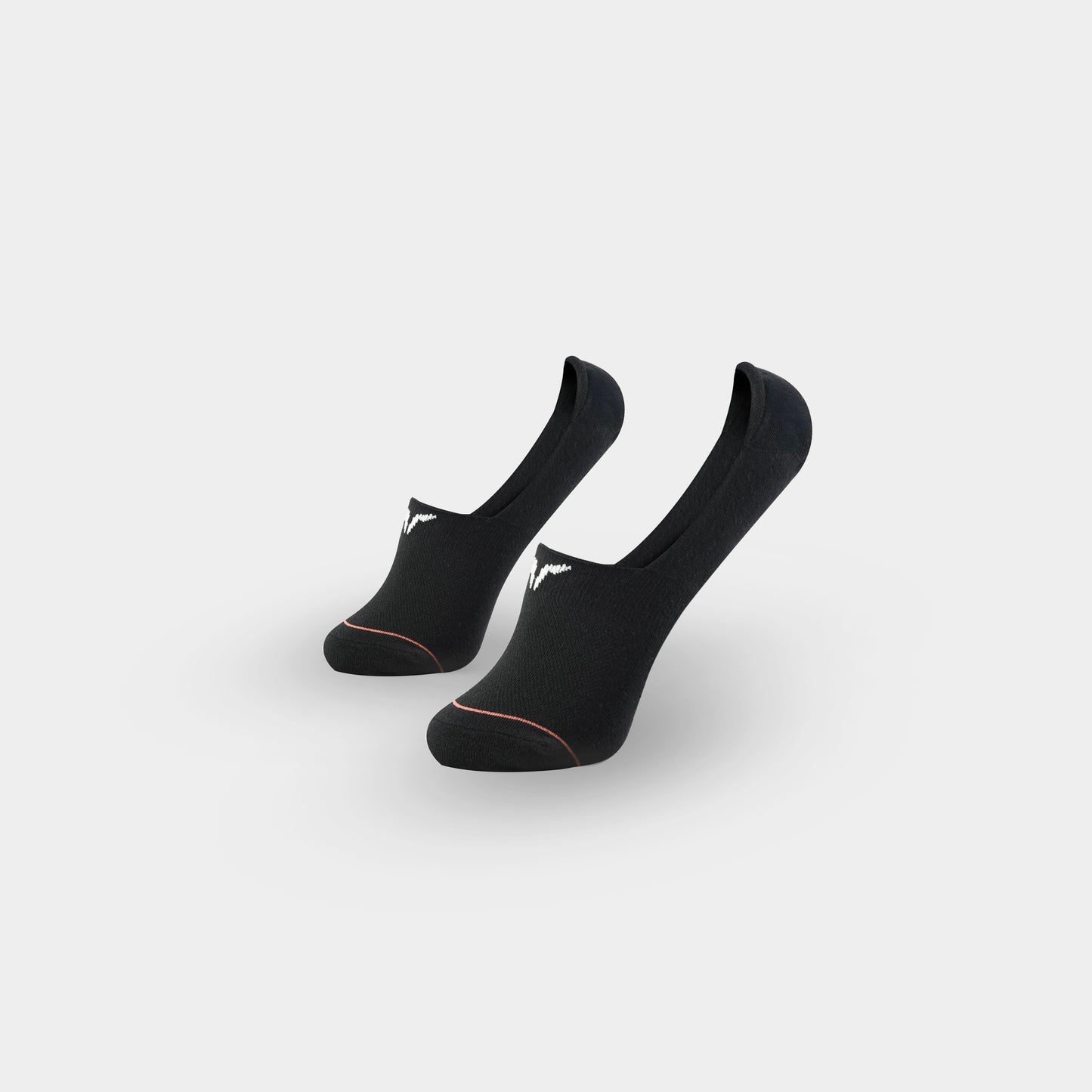 No Show Socks 3 Pack - Black