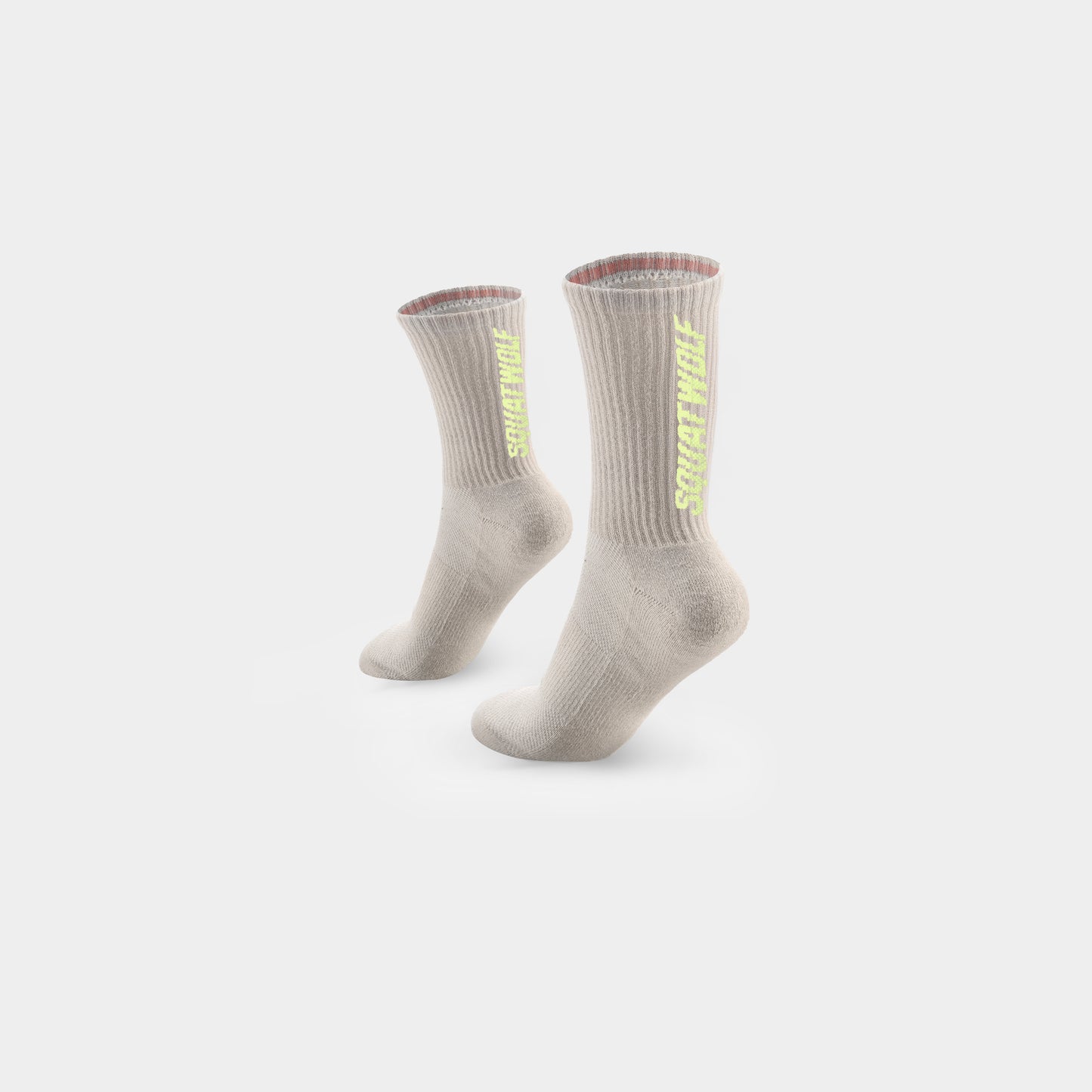 Wordmark Crew Socks 3 Pack - Silver Lining