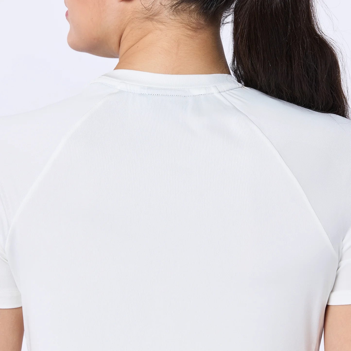  تيشيرت ايسينشال خفيف -  أبيض لؤلؤي