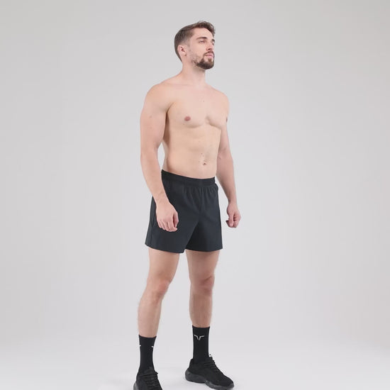 squatwolf-gym-wear-lab360-5-inch-superstretch shorts-grey-workout-short-for-men