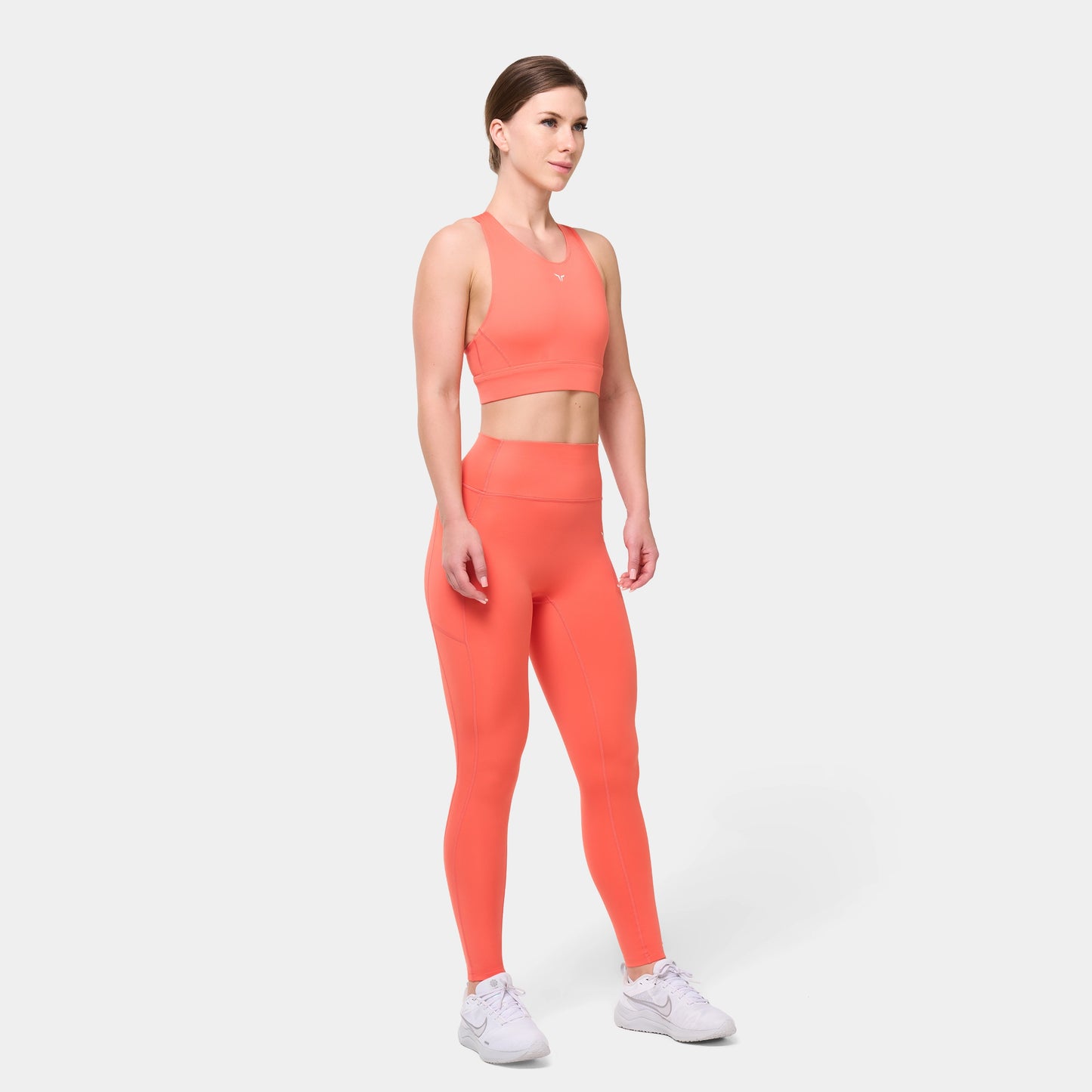 ليقنز بخصر مرتفع 27" - مرجاني