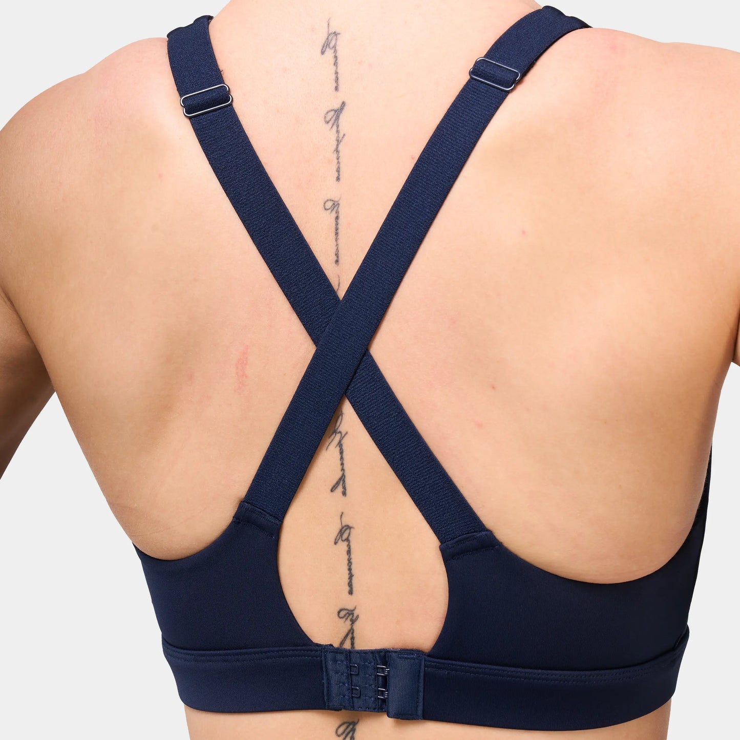 Essential Cross Back Adjustable Bra - Navy