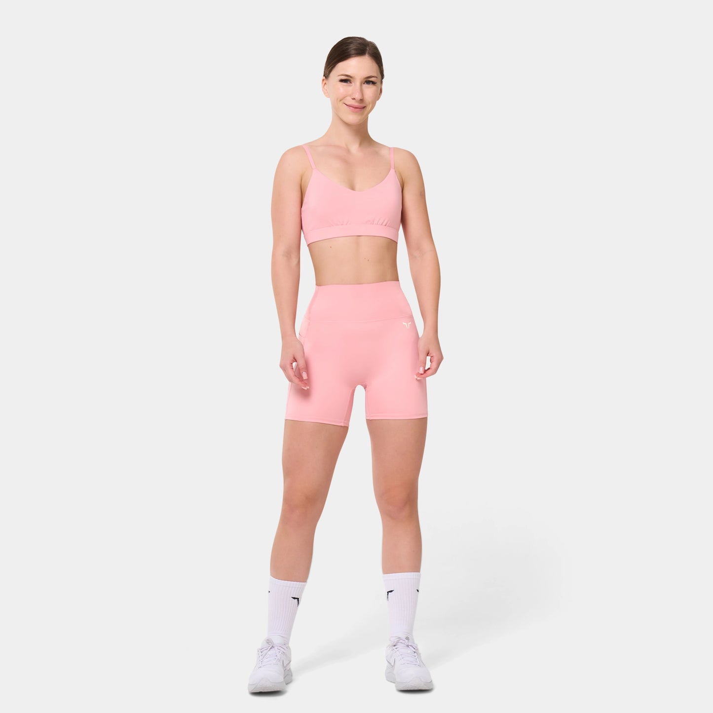 شورت بخصر مرتفع 5" - موف فاتح 