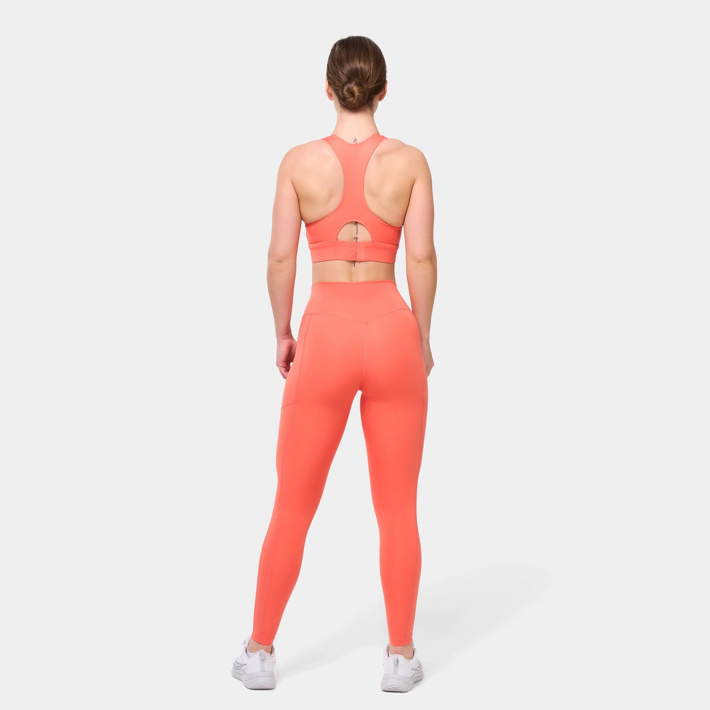 ليقنز بخصر مرتفع 27" - مرجاني