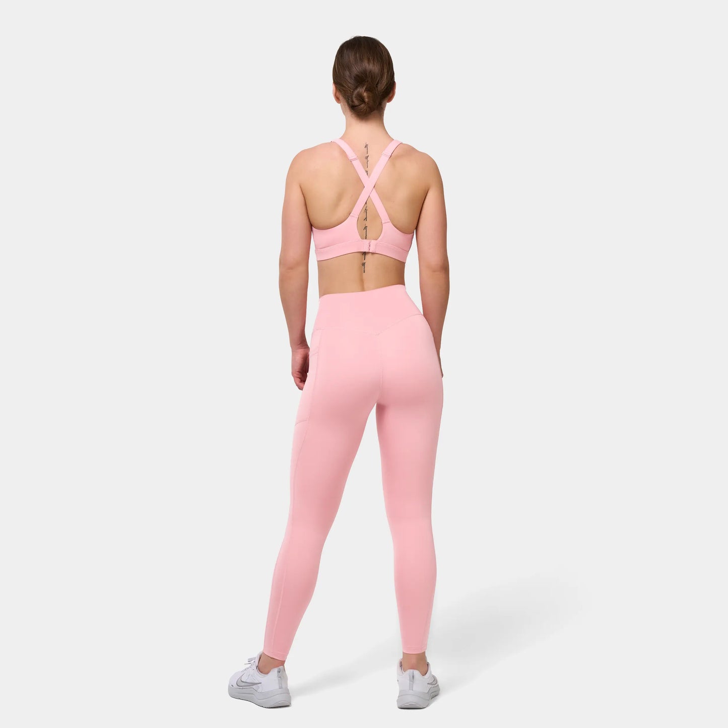 Essential Cross Back Adjustable Bra - Mauvelous