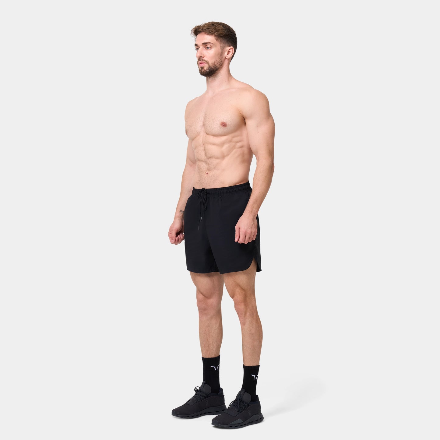 5” Gym-to-Swim Shorts - Black