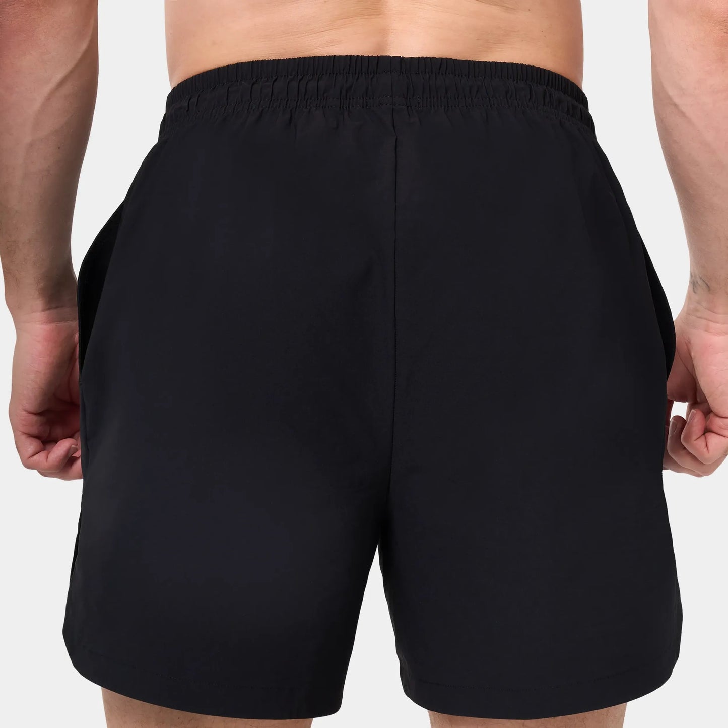 5” Gym-to-Swim Shorts - Black