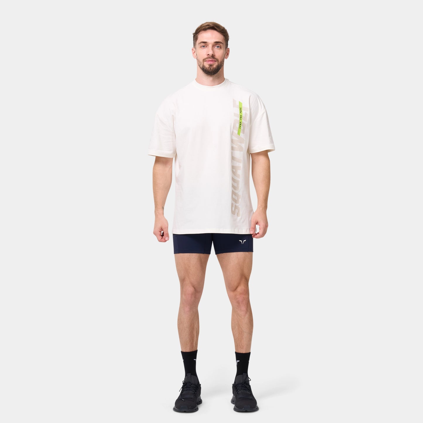 Core Oversize Graphic T-shirt - Pearl White