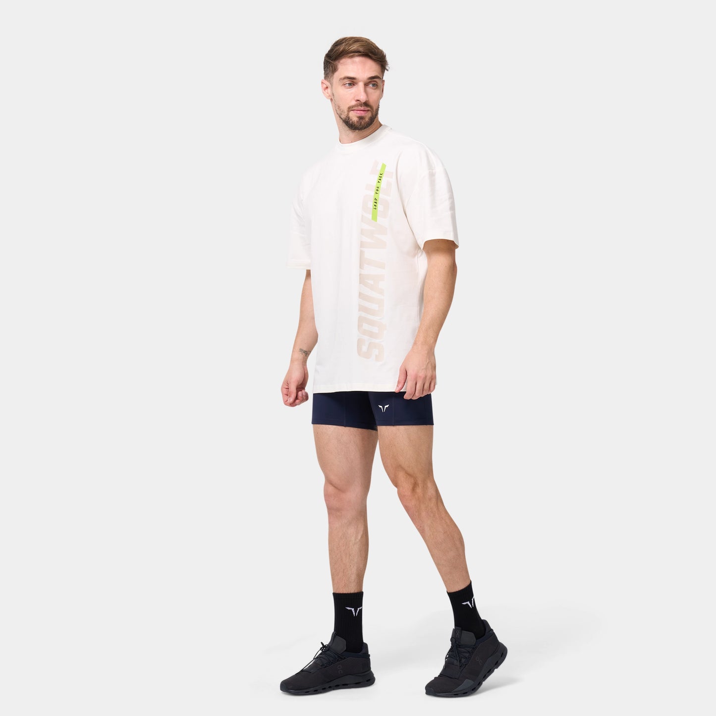 Core Oversize Graphic T-shirt - Pearl White