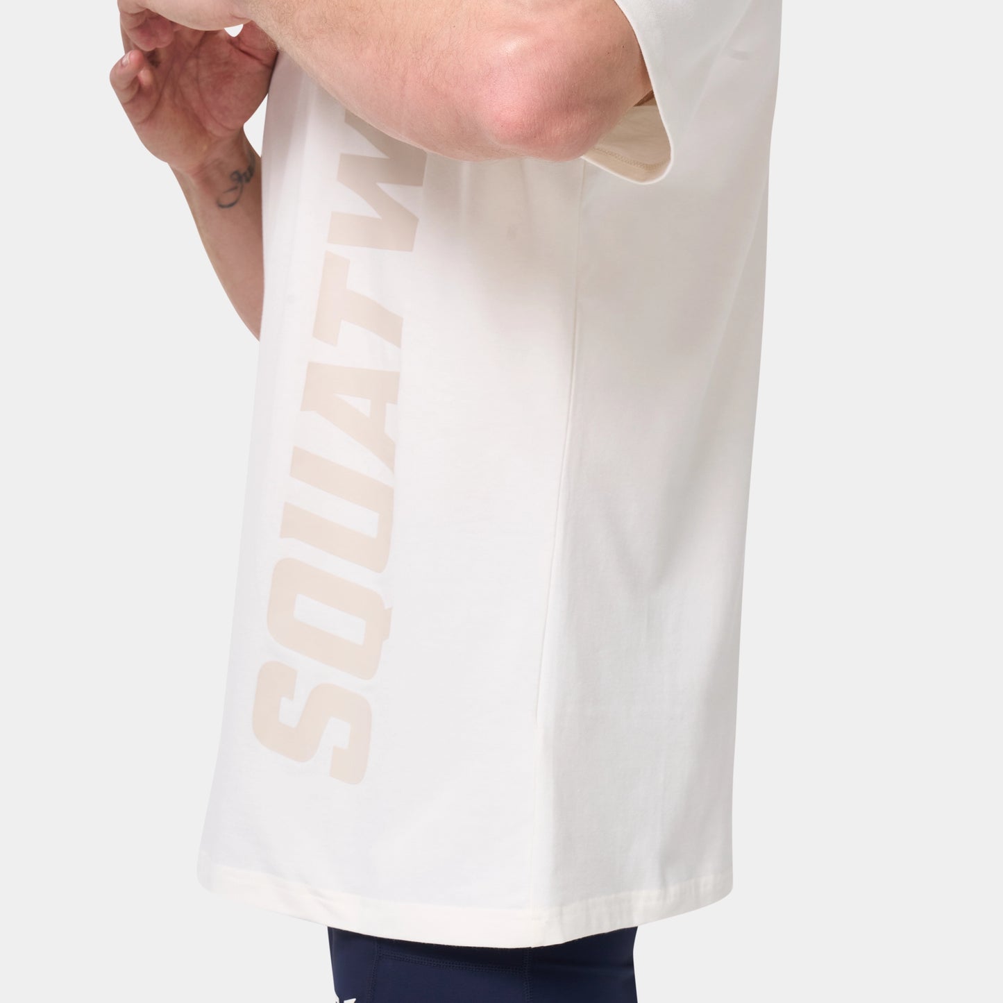 Core Oversize Graphic T-shirt - Pearl White