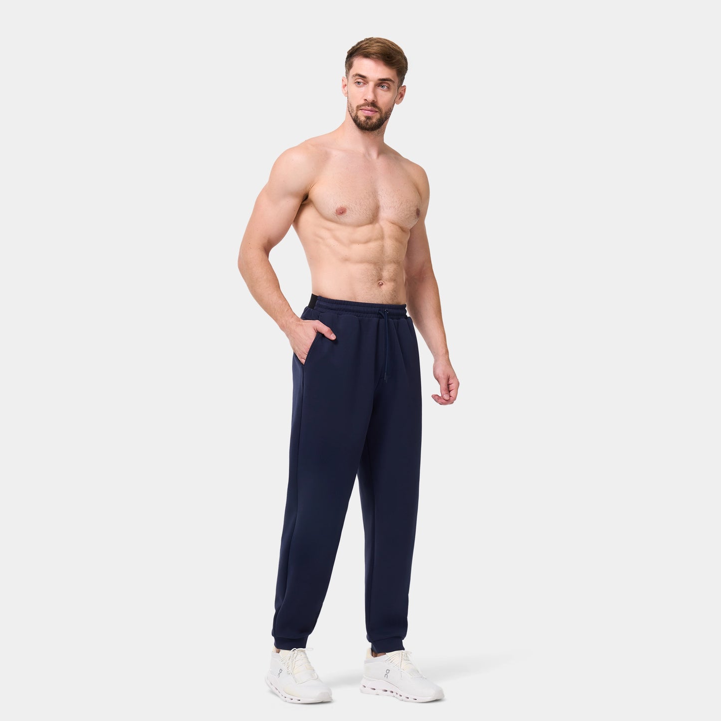 Wordmark Regular Joggers - Navy