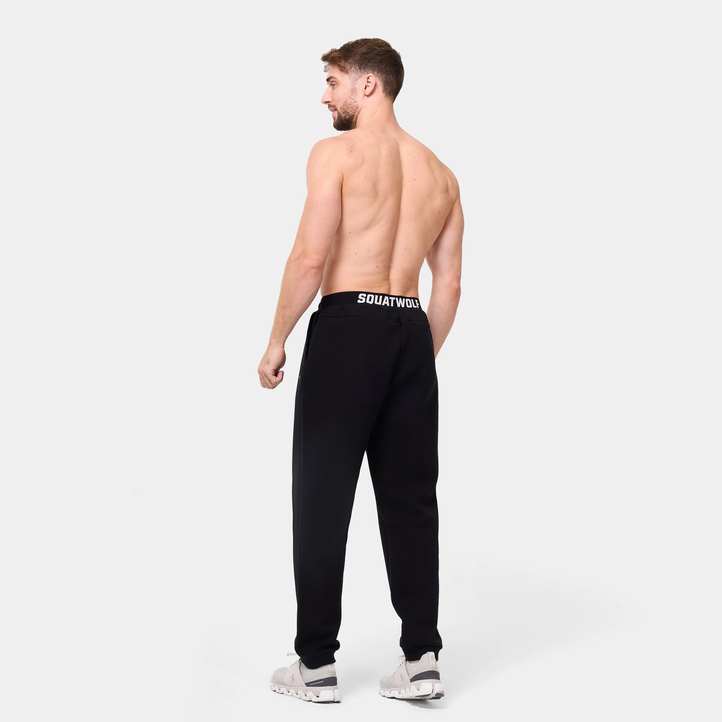 Wordmark Regular Joggers - Black