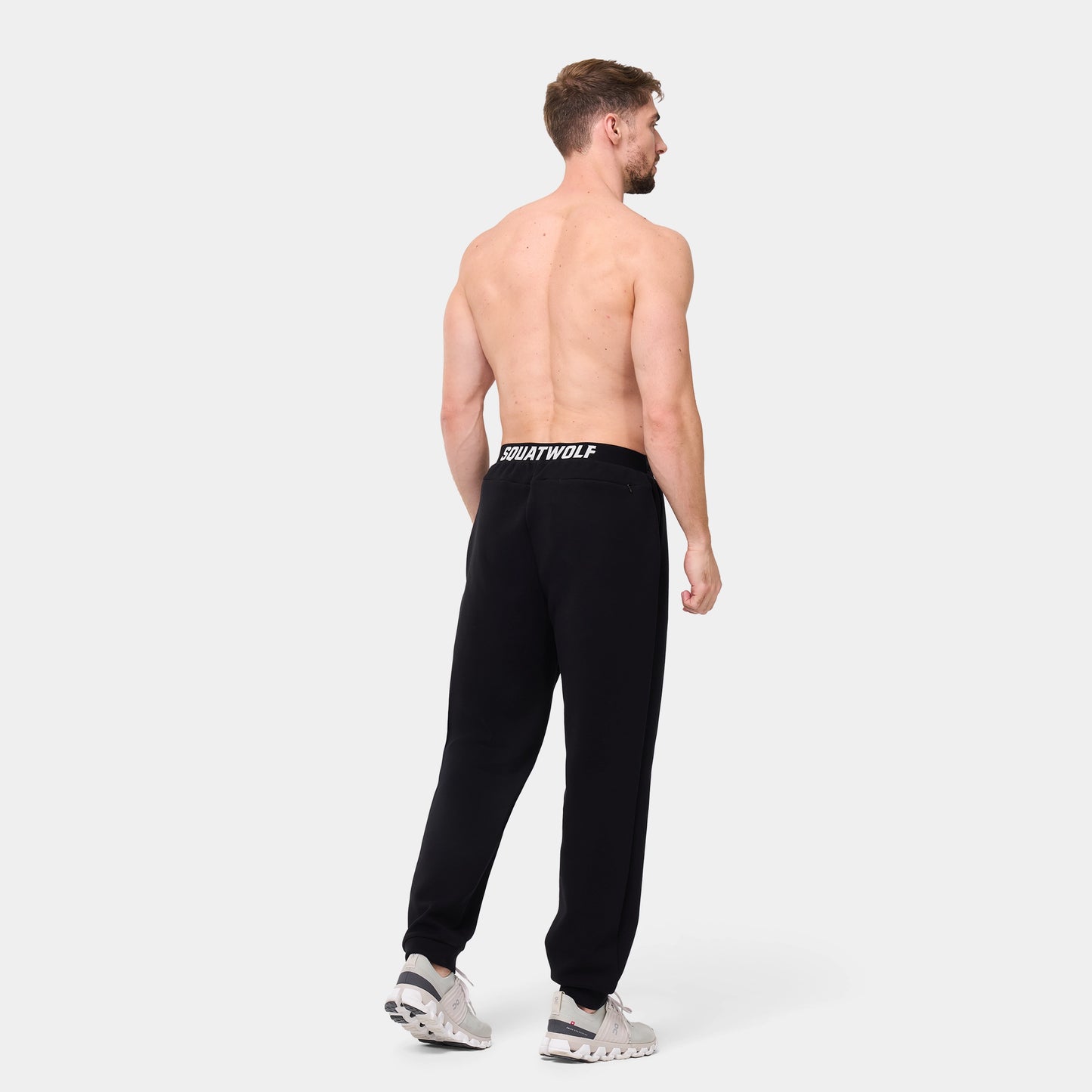 Wordmark Regular Joggers - Black