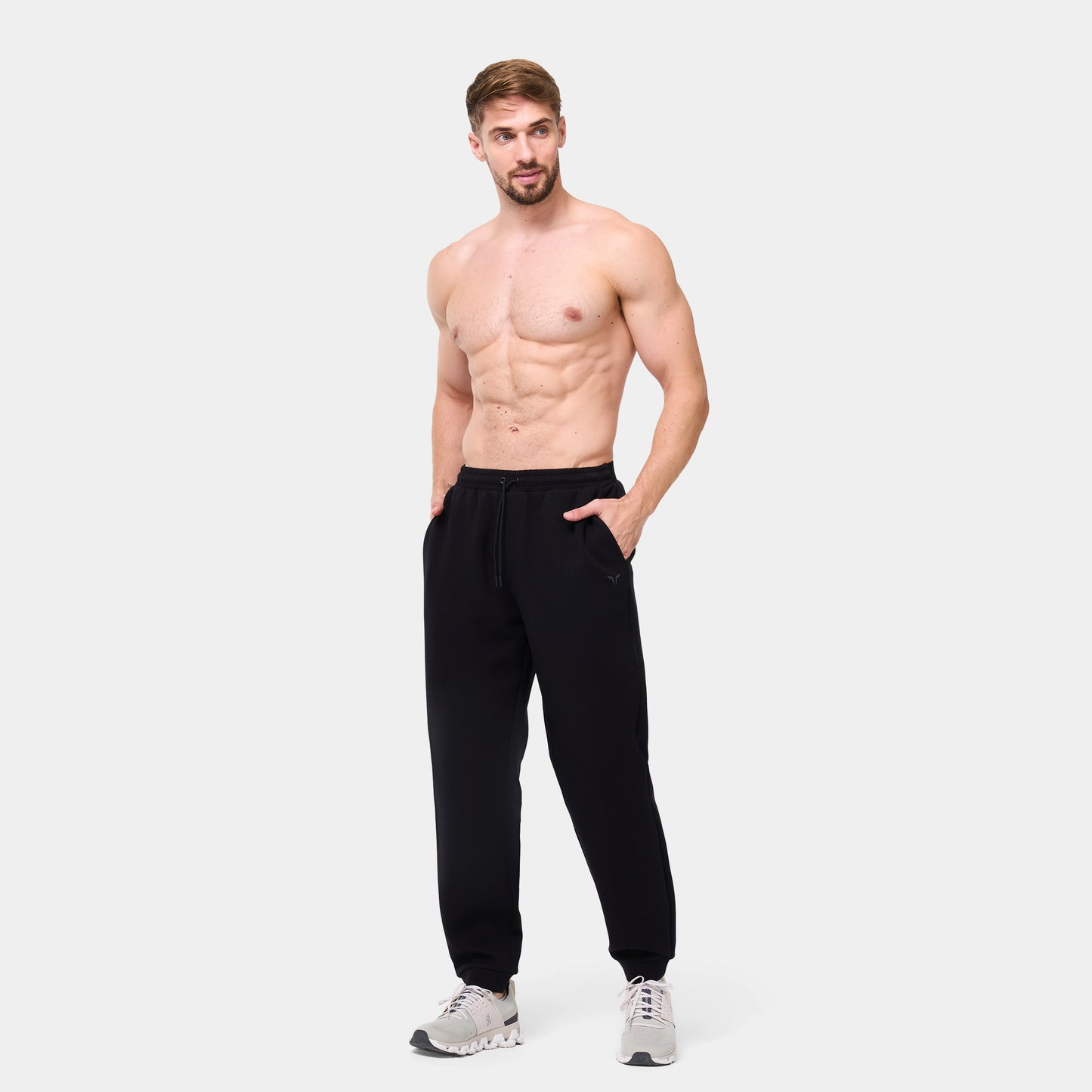 Wordmark Regular Joggers - Black