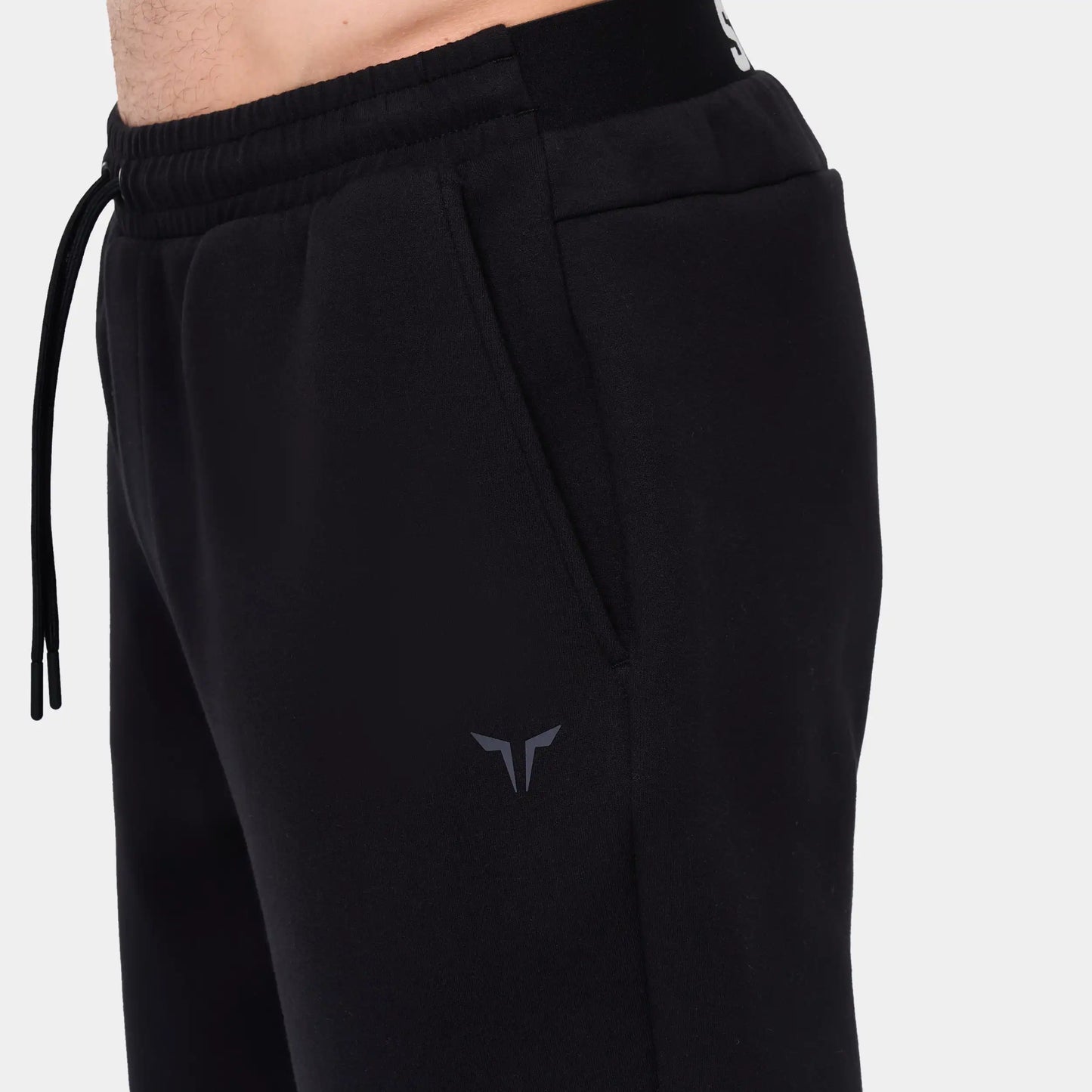 Wordmark Regular Joggers - Black