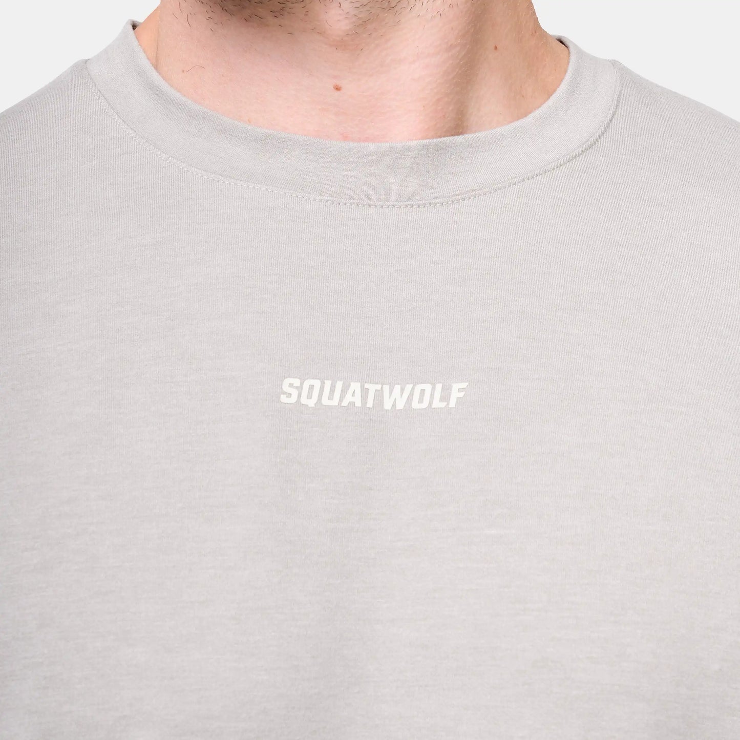 Oversized Pump Cover T-shirt - Paloma Grey Marl