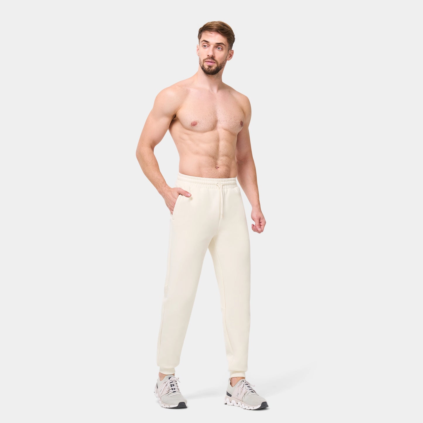 Level Up Joggers - Pearl White
