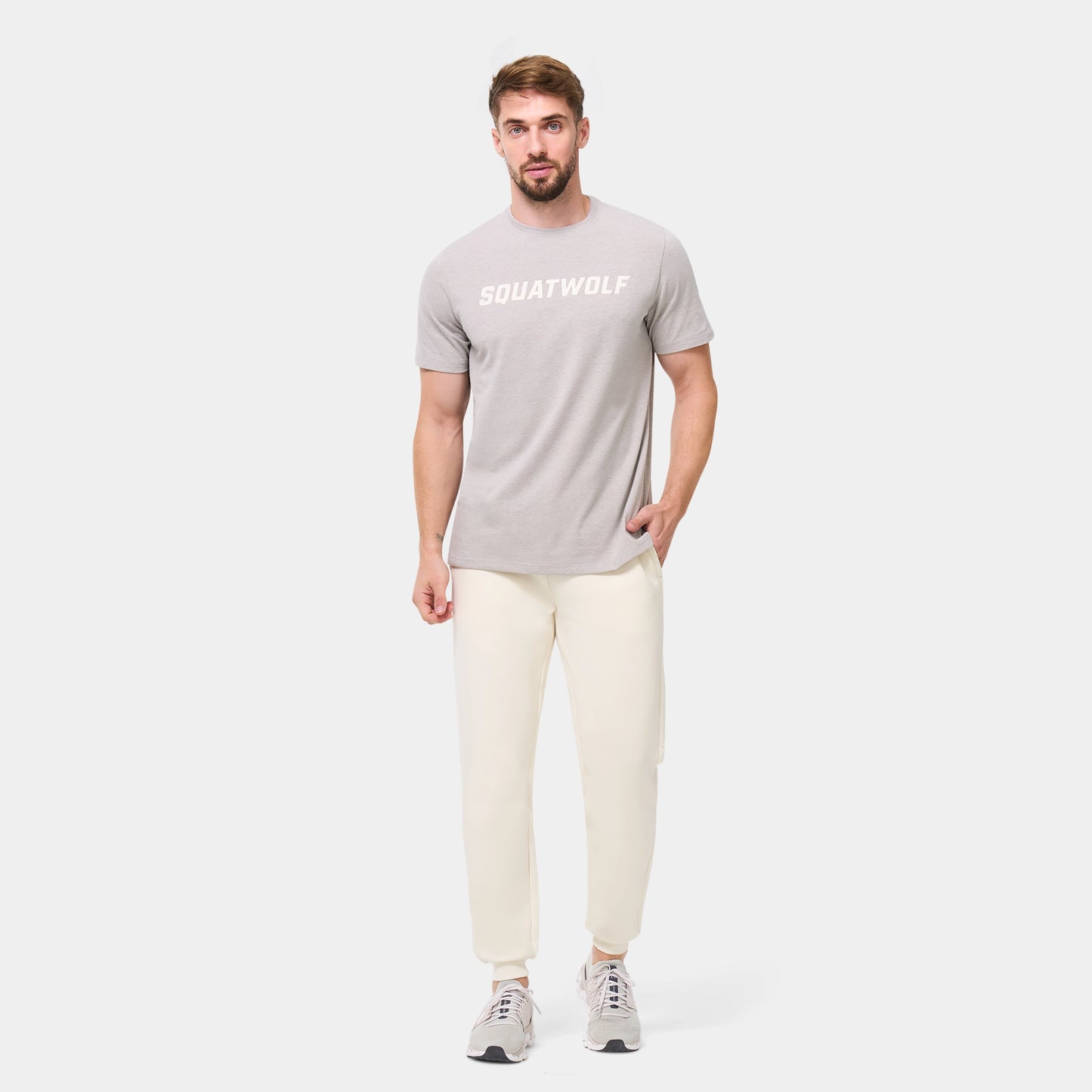 Level Up Joggers - Pearl White