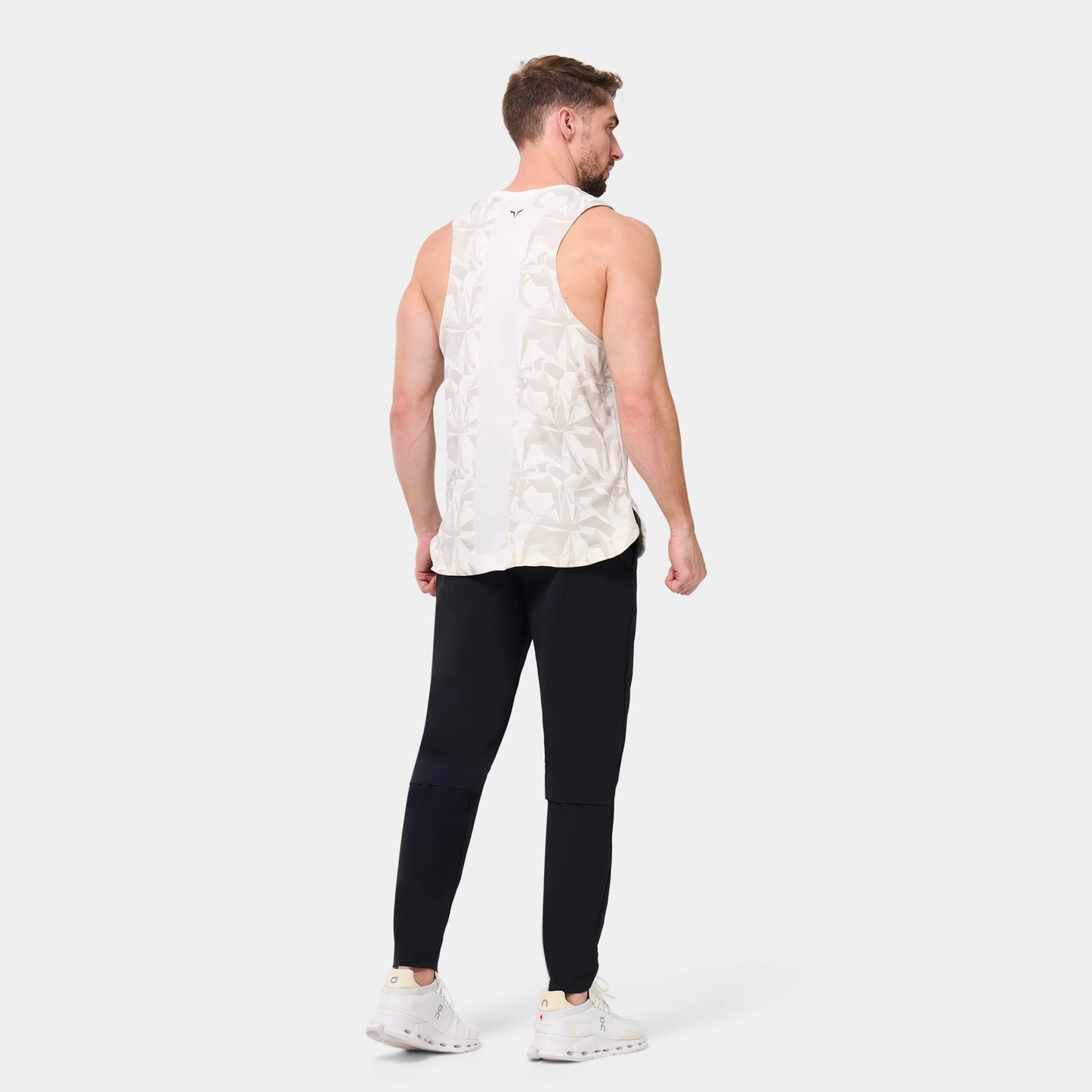 Warrior Cut Off Stringer 2.0 - Pearl White Dot Camo