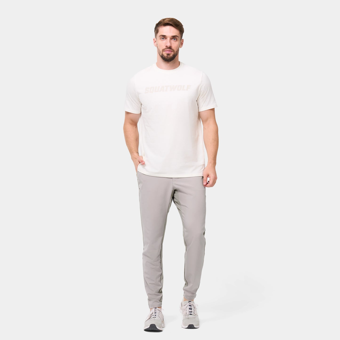 Wordmark Regular T-shirt - Pearl White