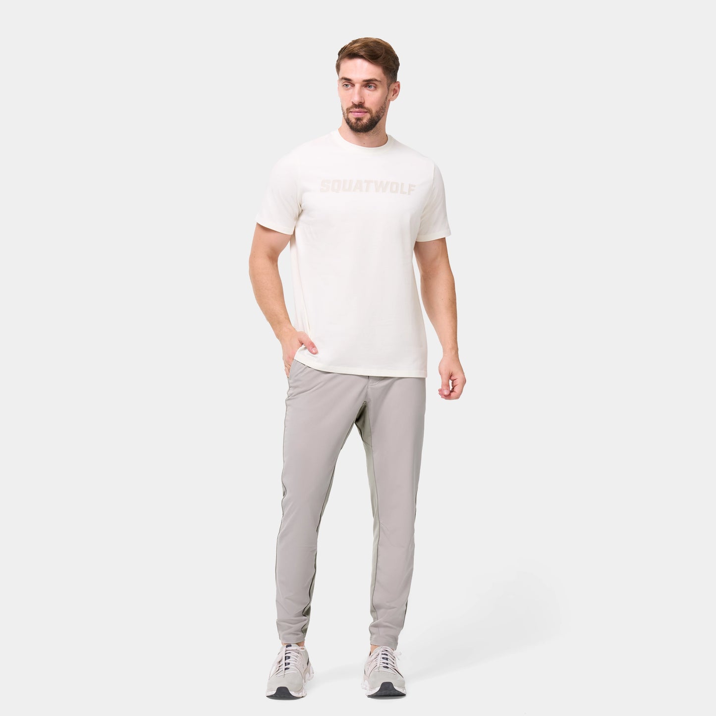 Wordmark Regular T-shirt - Pearl White