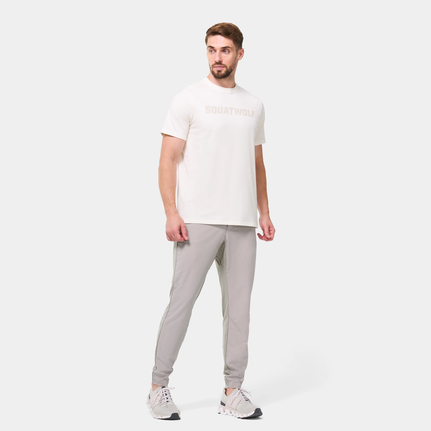 Wordmark Regular T-shirt - Pearl White