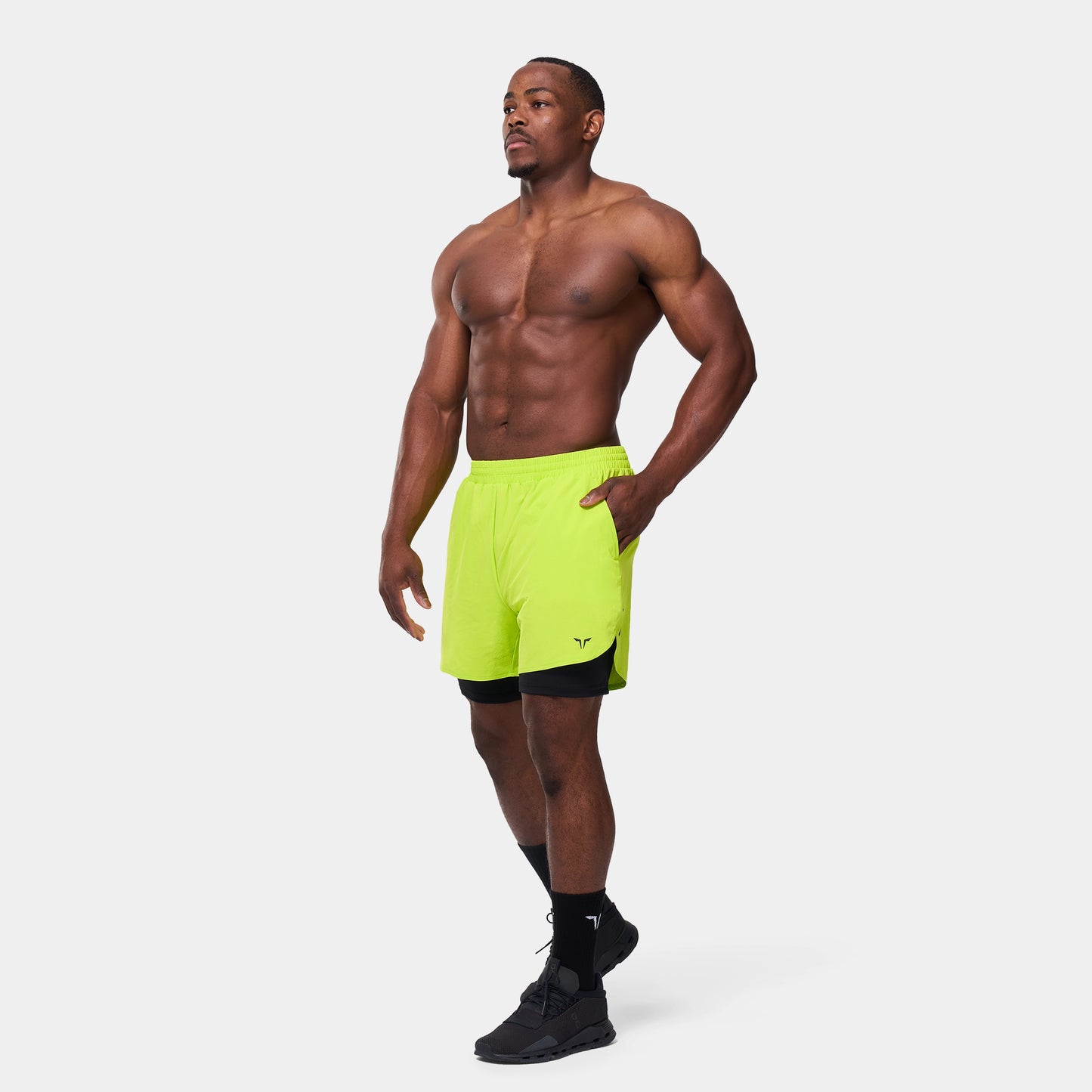 ACTDRY® 2-In-1 5" Shorts - Fluo Yellow