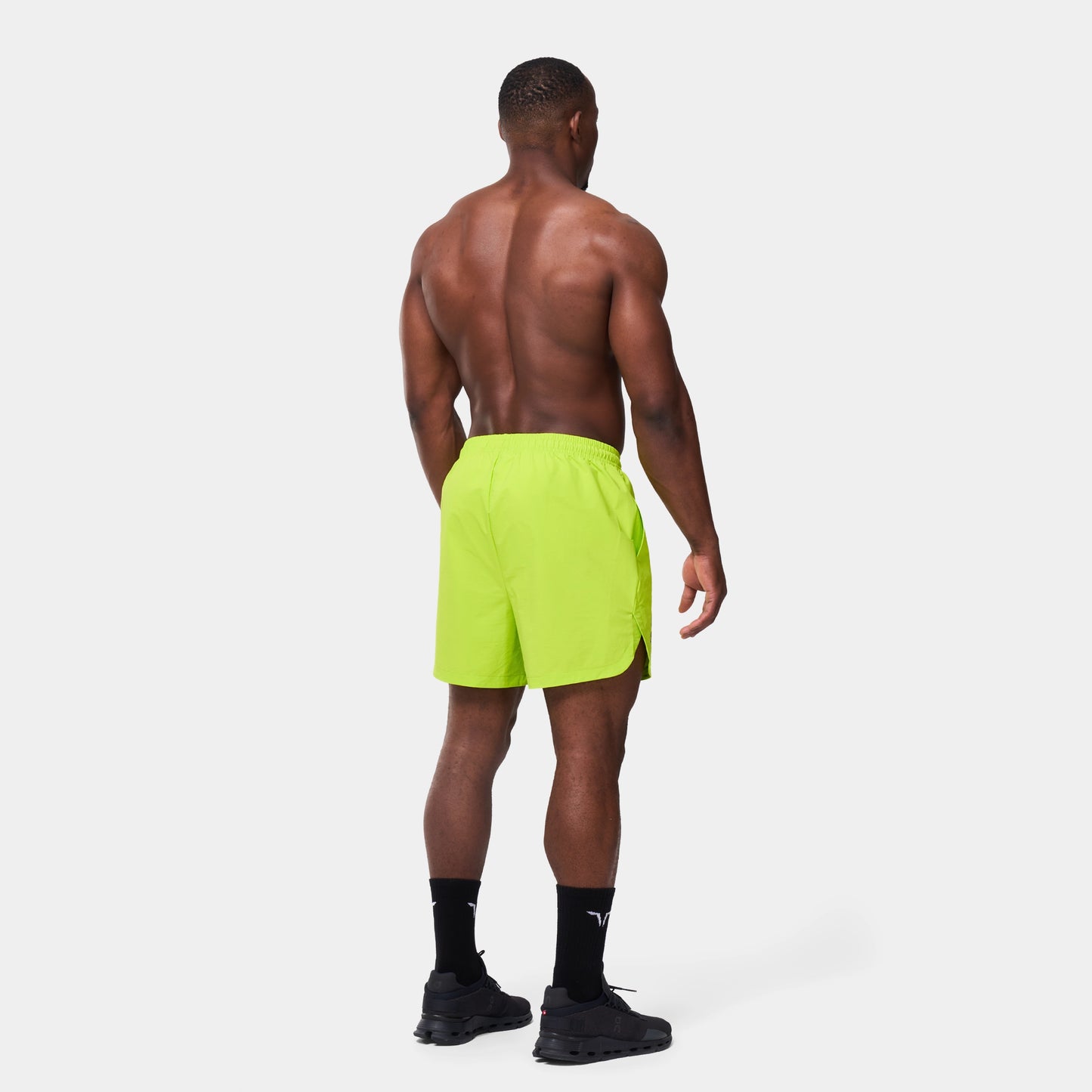 5” Gym-to-Swim Shorts - Fluo Yellow