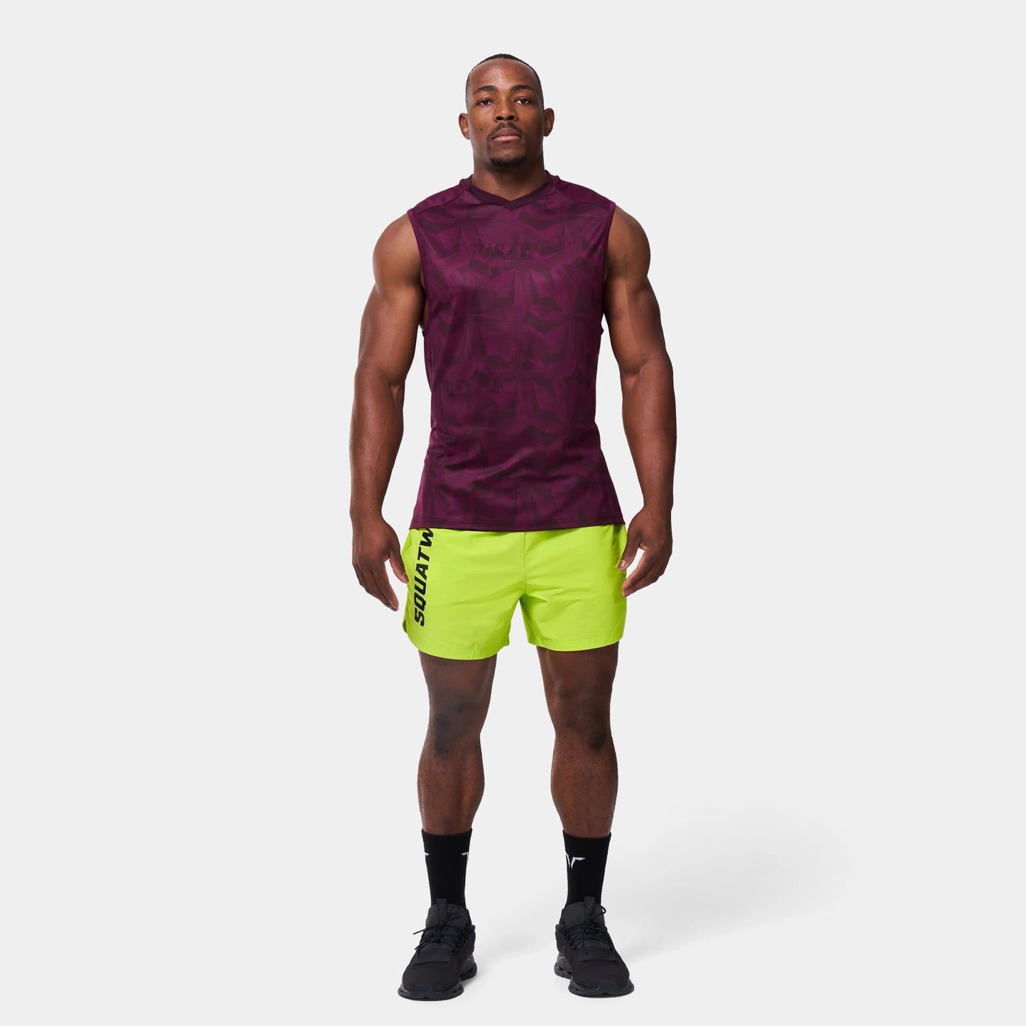 5” Gym-to-Swim Shorts - Fluo Yellow