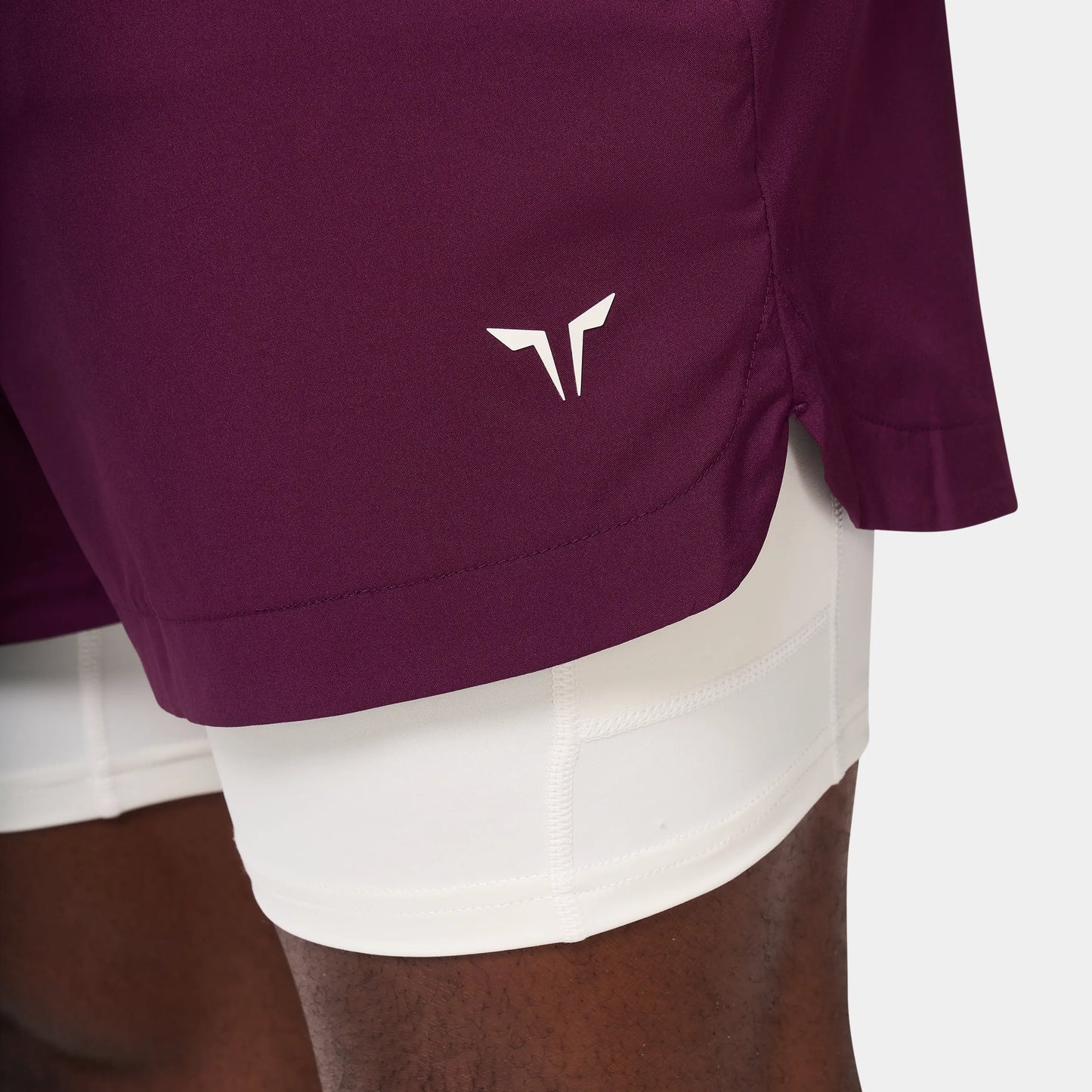 ليمتليس شورت 2 في 1 5 انش- كرزي داكن