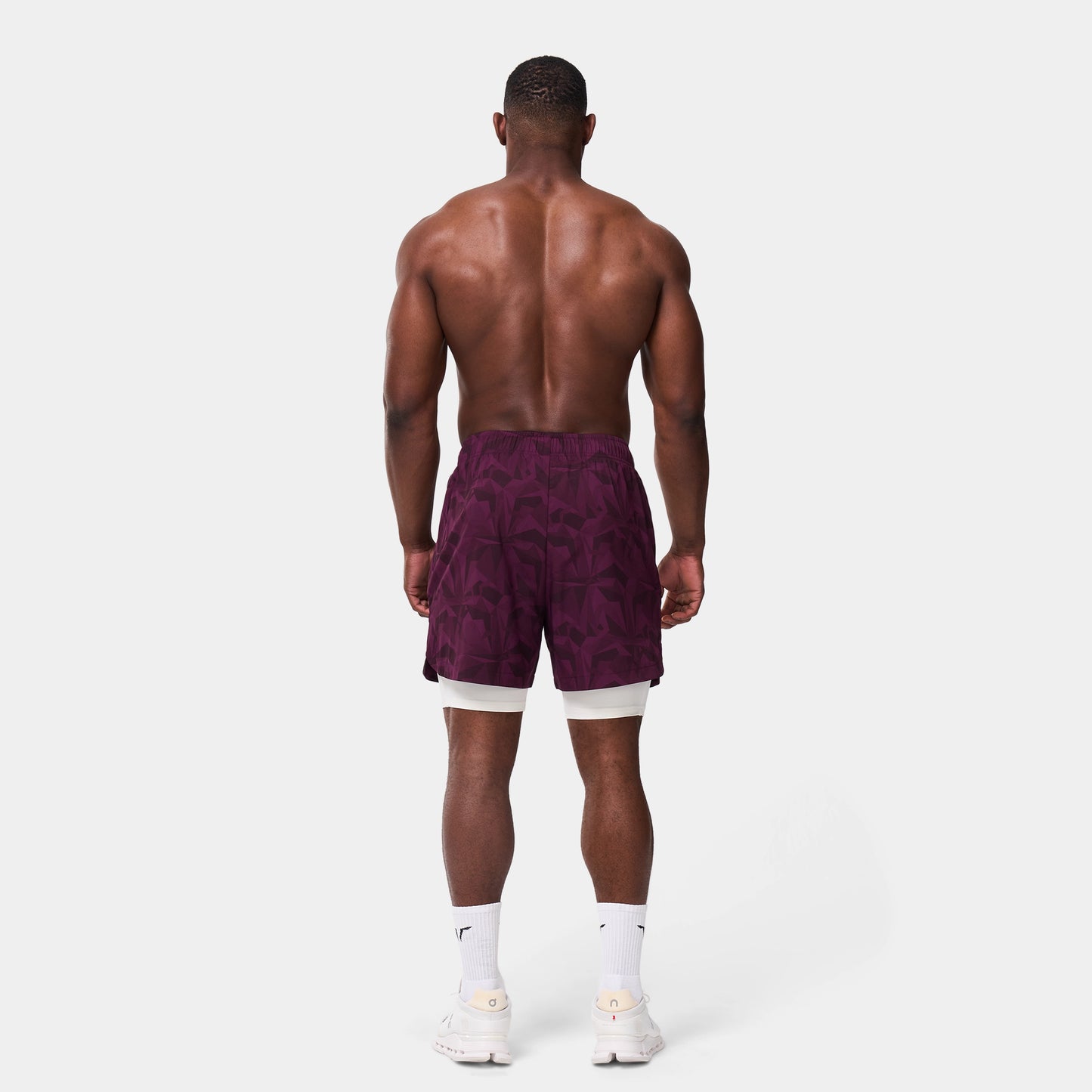 ليمتليس شورت 2 في 1 7 انش - كرزي داكن مموه