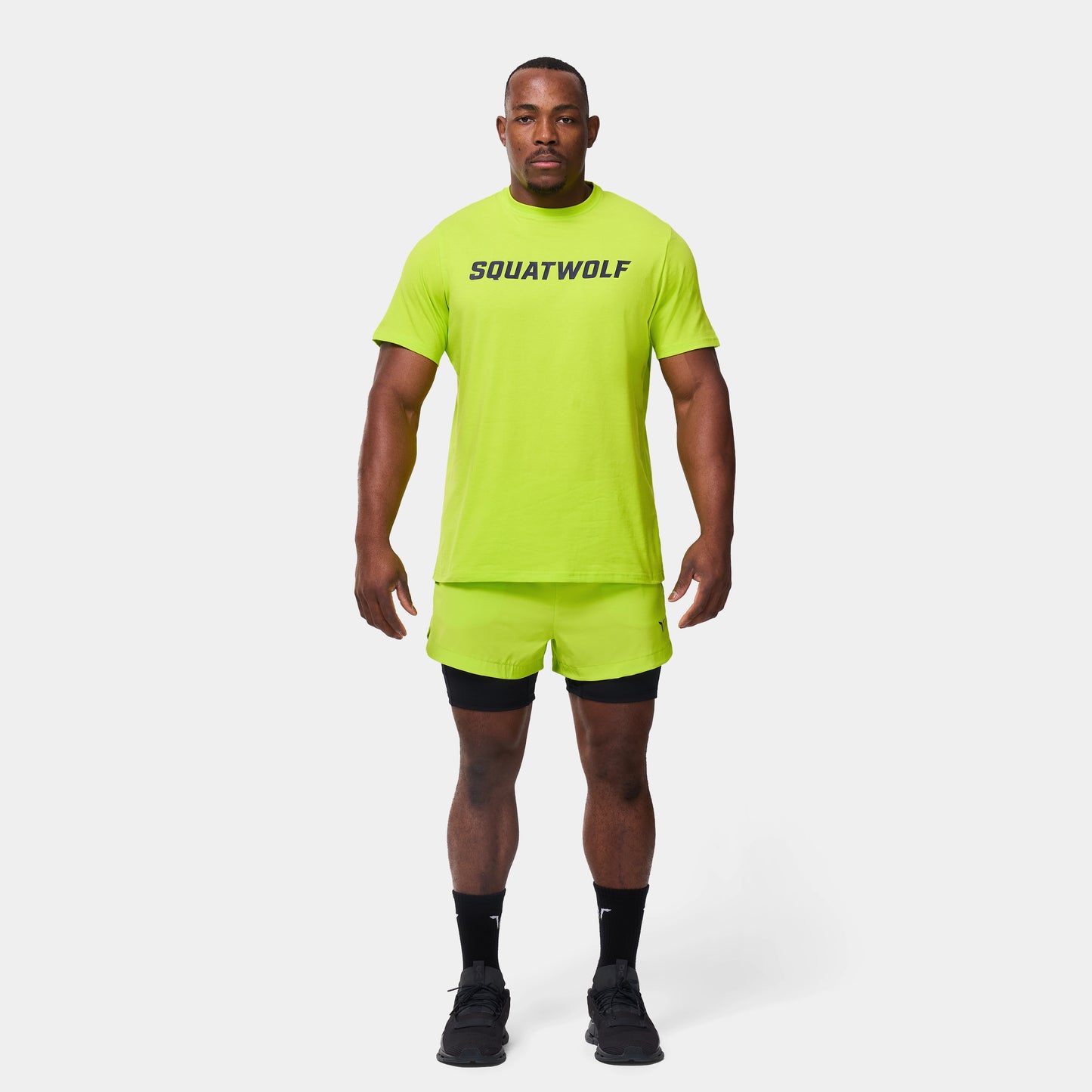 Wordmark Regular T-shirt - Fluo Yellow