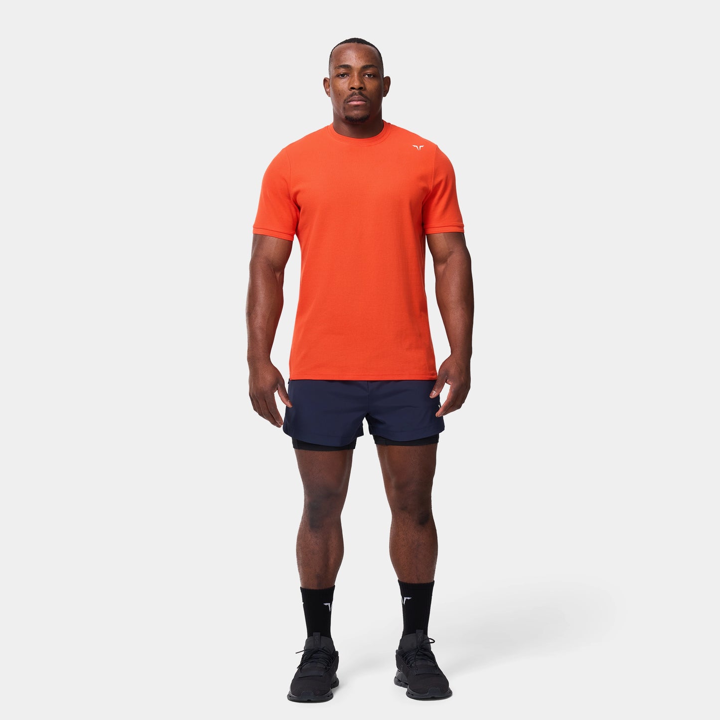 ليمتليس شورت 2 في 1 5 انش- كحلي