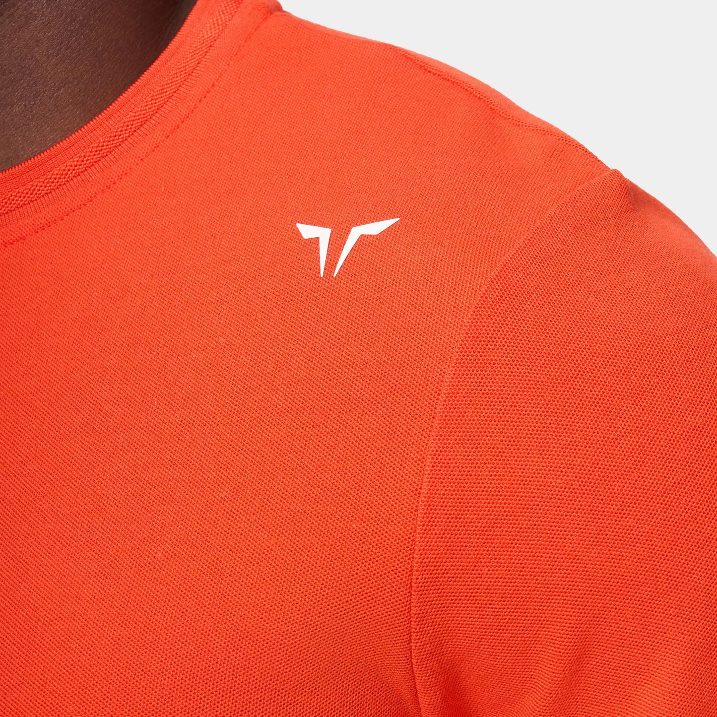 كور تيشرت بياقة مستديرة - برتقالي 