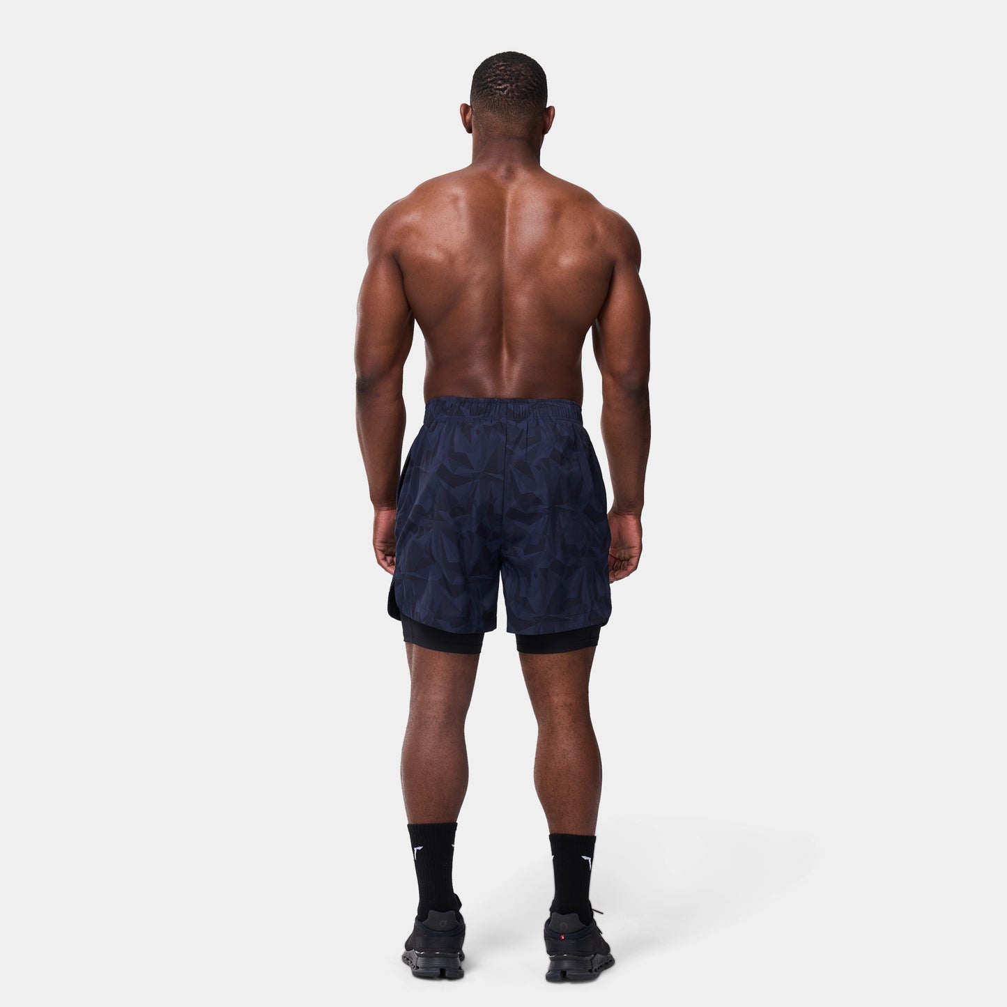 Limitless 2-in-1 7" Shorts - Navy Dot Camo