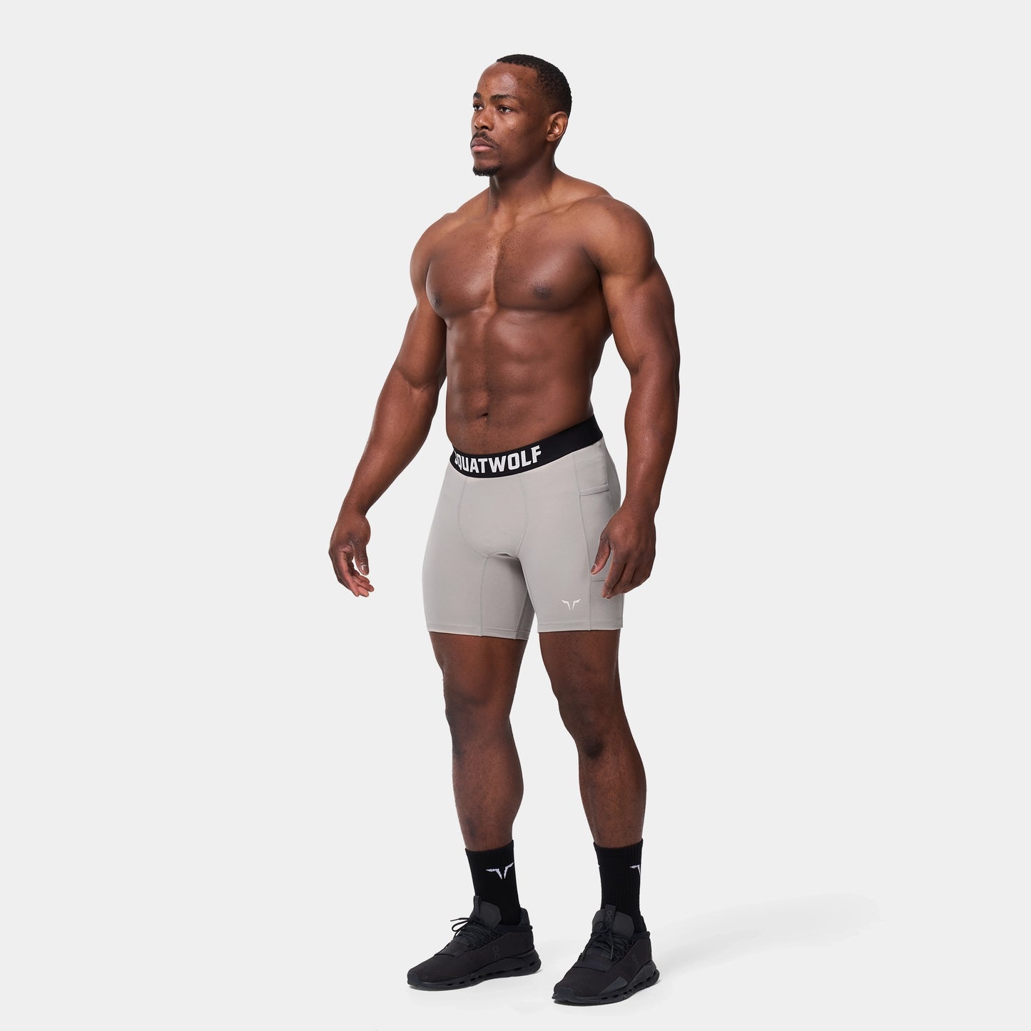 Baselayer Shorts 7" - Paloma Grey Marl