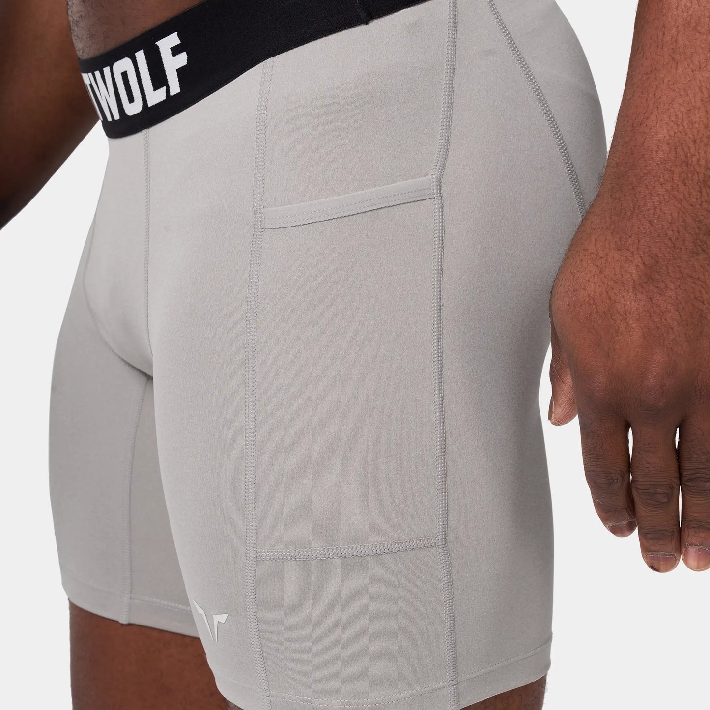 Baselayer Shorts 7" - Paloma Grey Marl