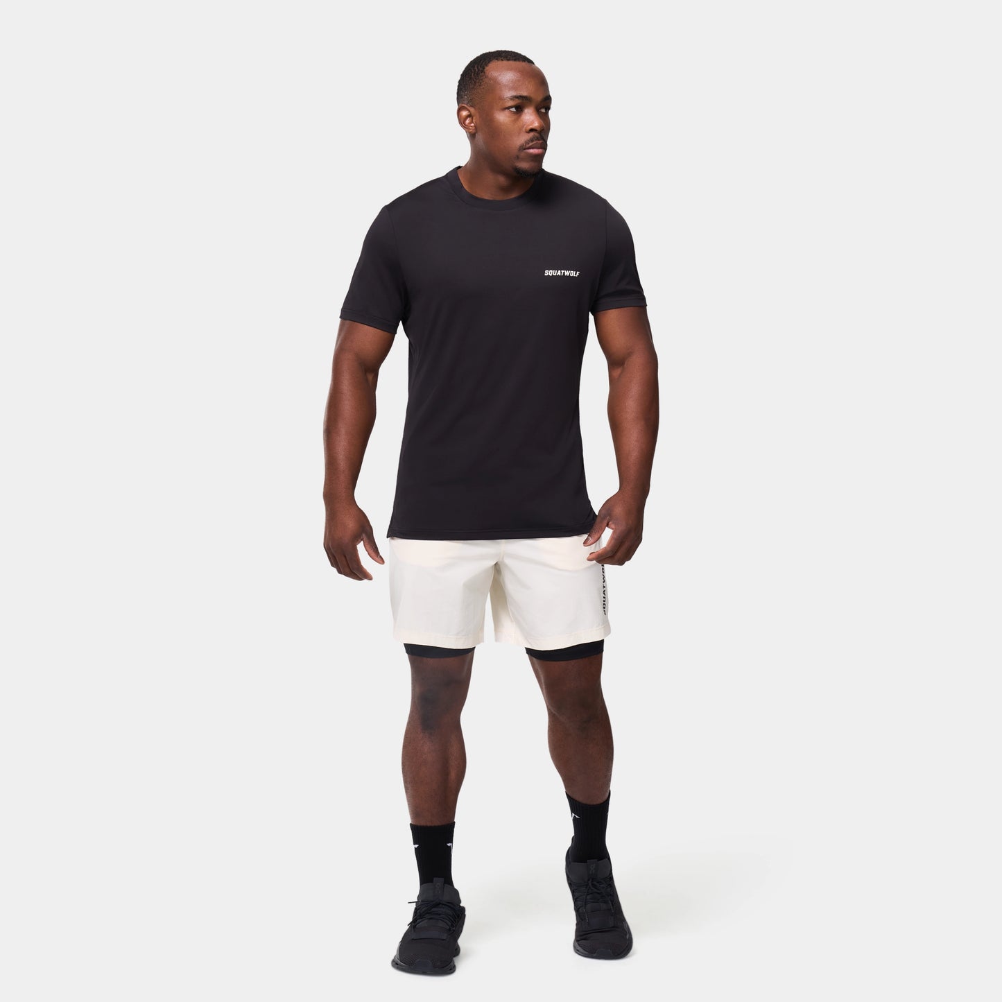 Core 7'' ProTech 2-in-1 Shorts - Pearl White