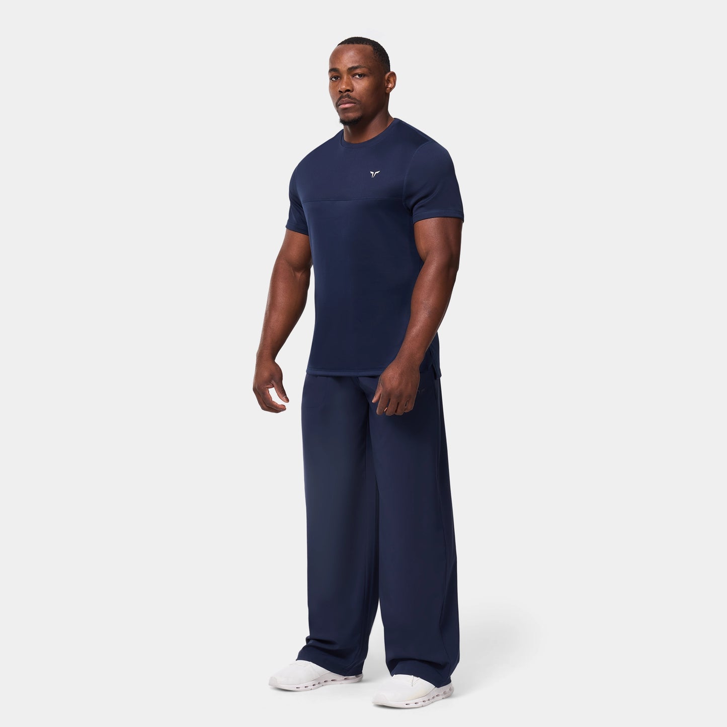Woven Stretch Joggers - Navy