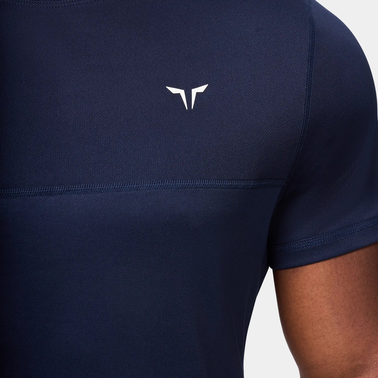 كونتراست تيشيرت -  كحلي