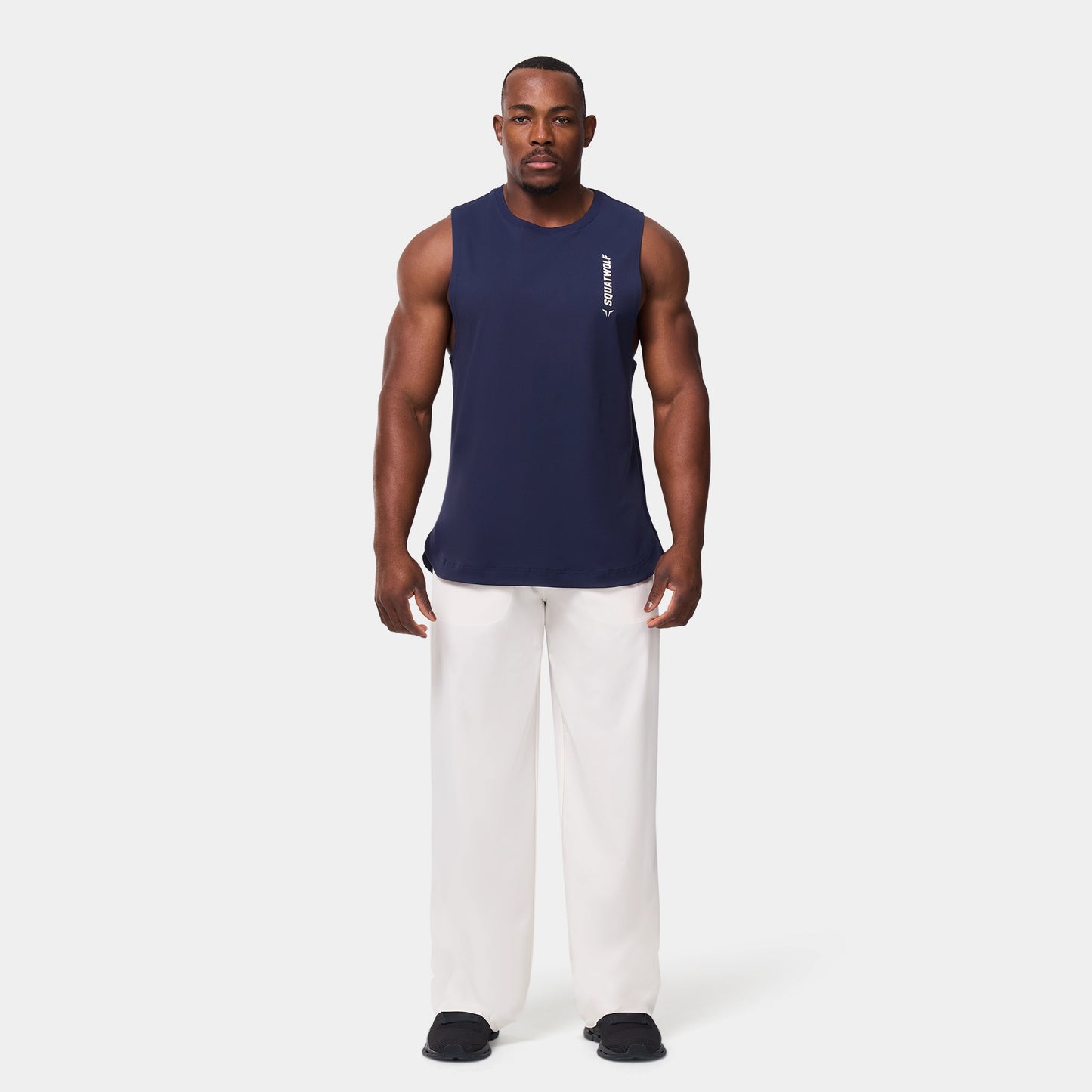 Warrior Cut Off Stringer 2.0 - Navy