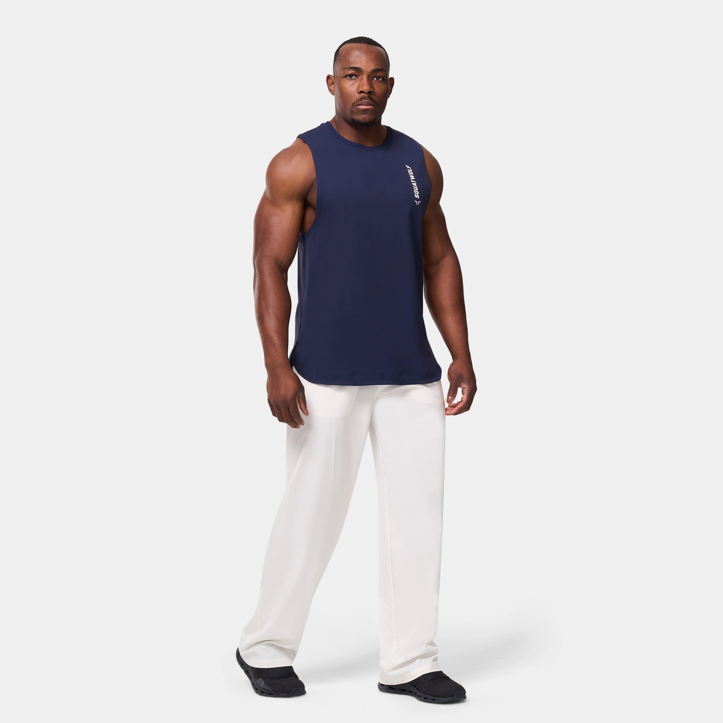 Woven Stretch Joggers - Pearl White