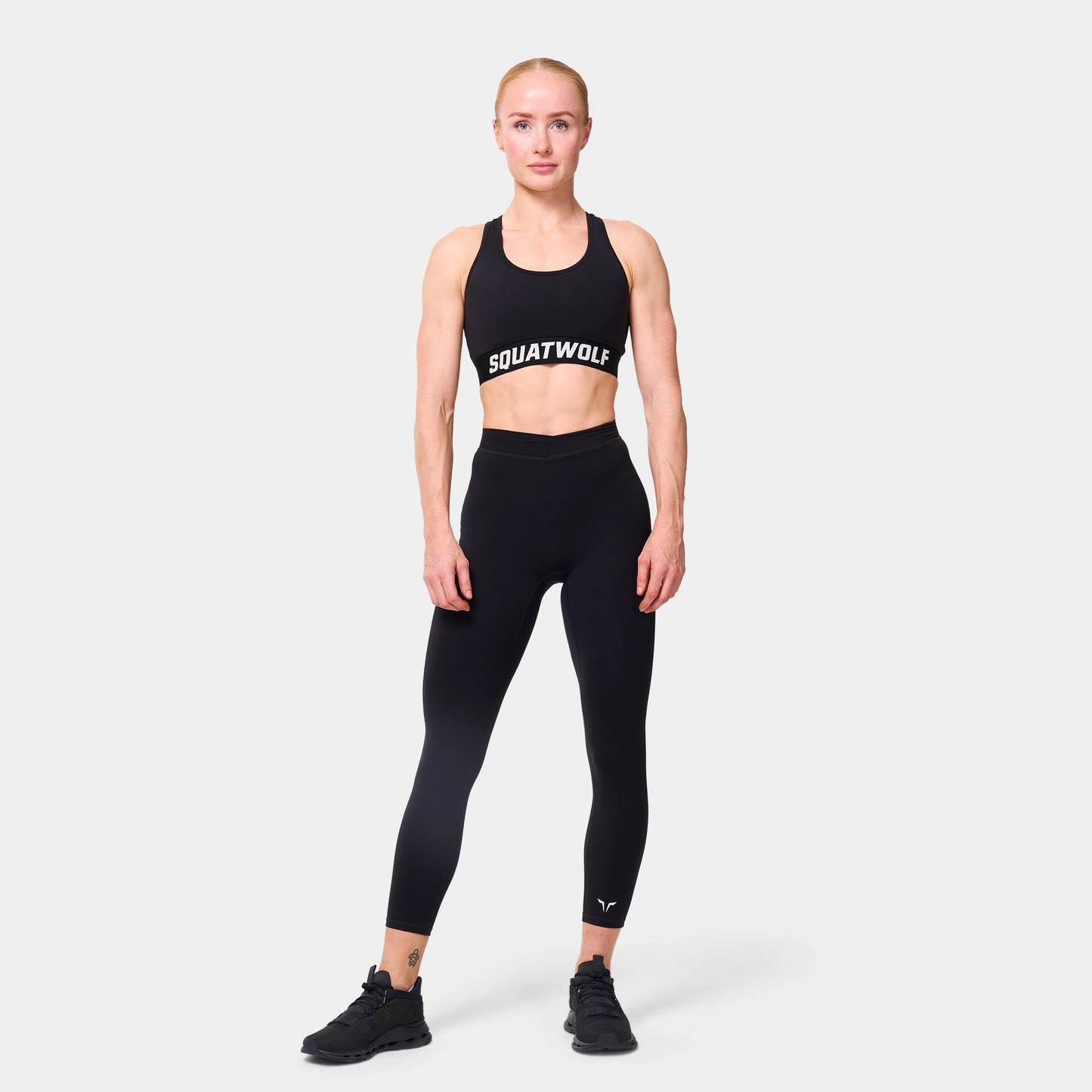 حمالة صدر ريسرباك بشعار - أسود