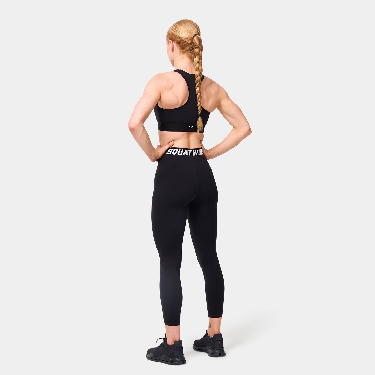 حمالة صدر ريسرباك بشعار - أسود