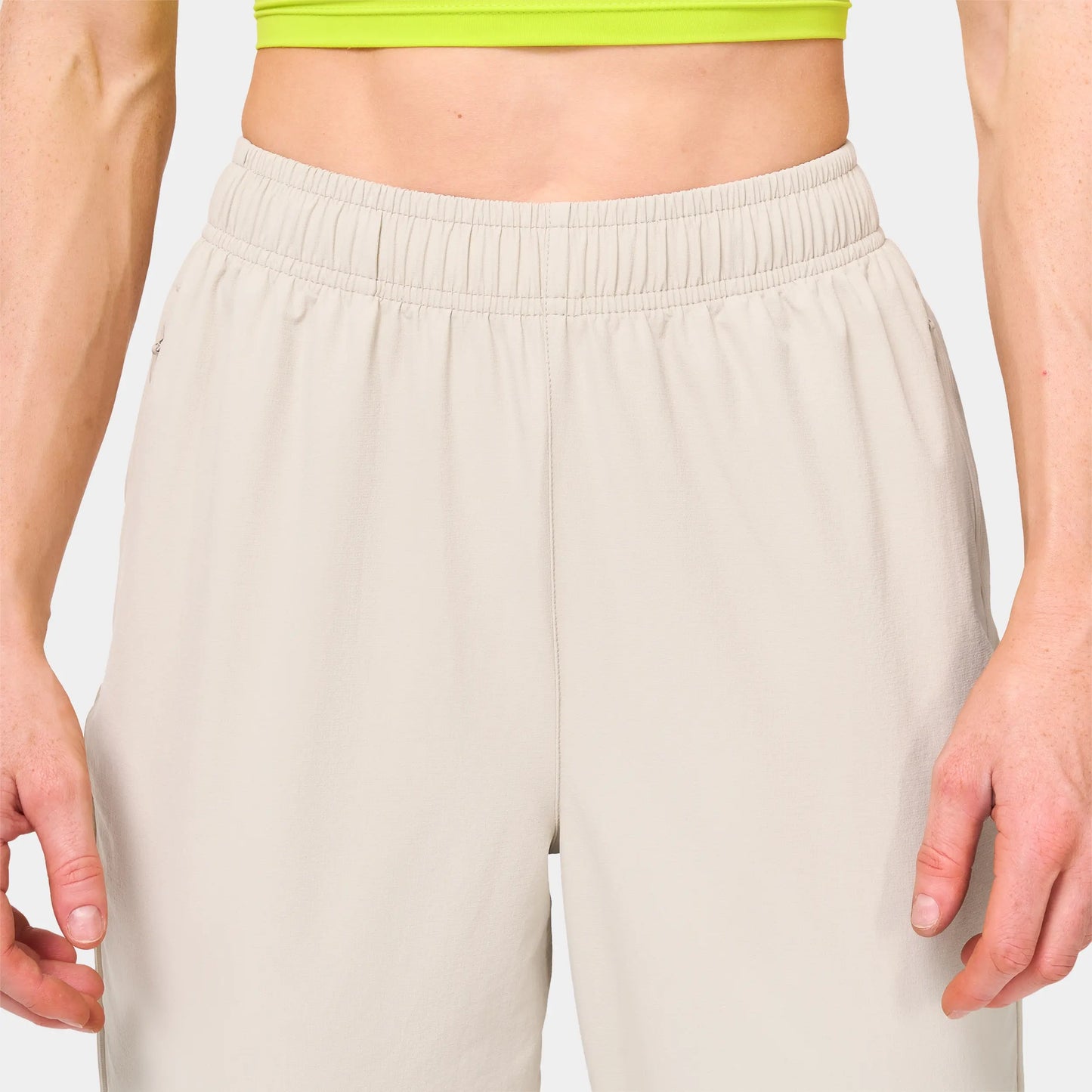 Woven Slim Leg Pants - Silver Lining