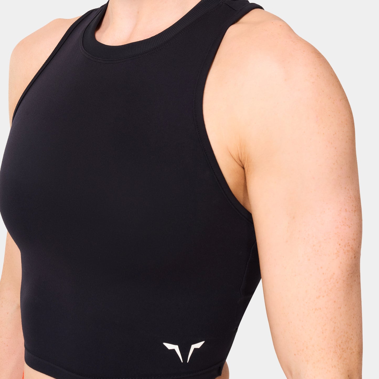 Performance Crop Tank - Black